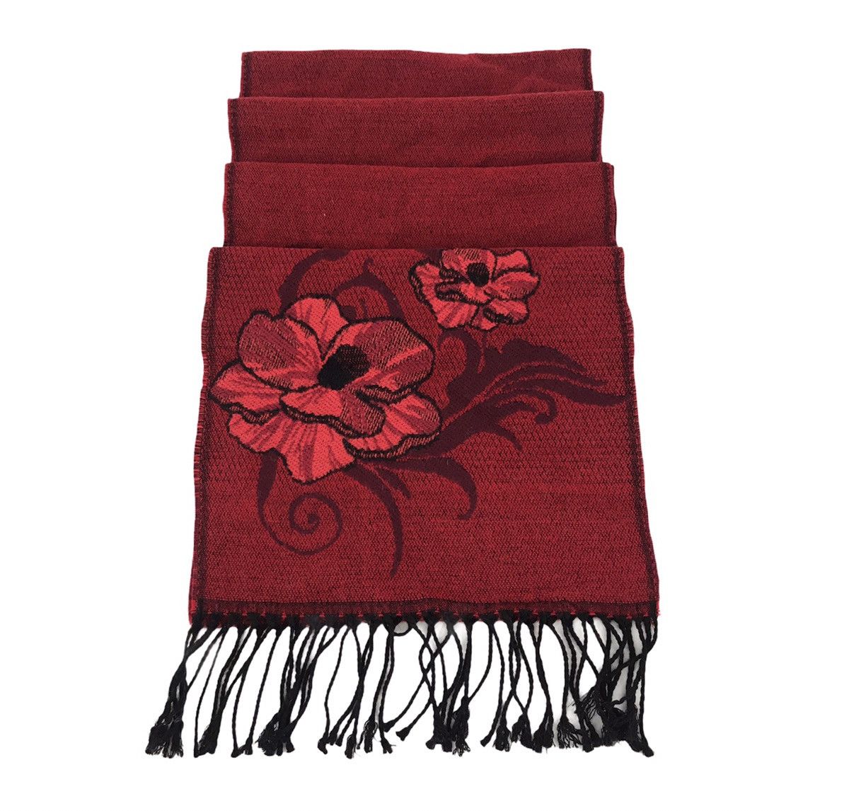 Other Floral Design Muffler Scarf Luxury Size 64 x 12 M556 Size ONE SIZE - 1 Thumbnail