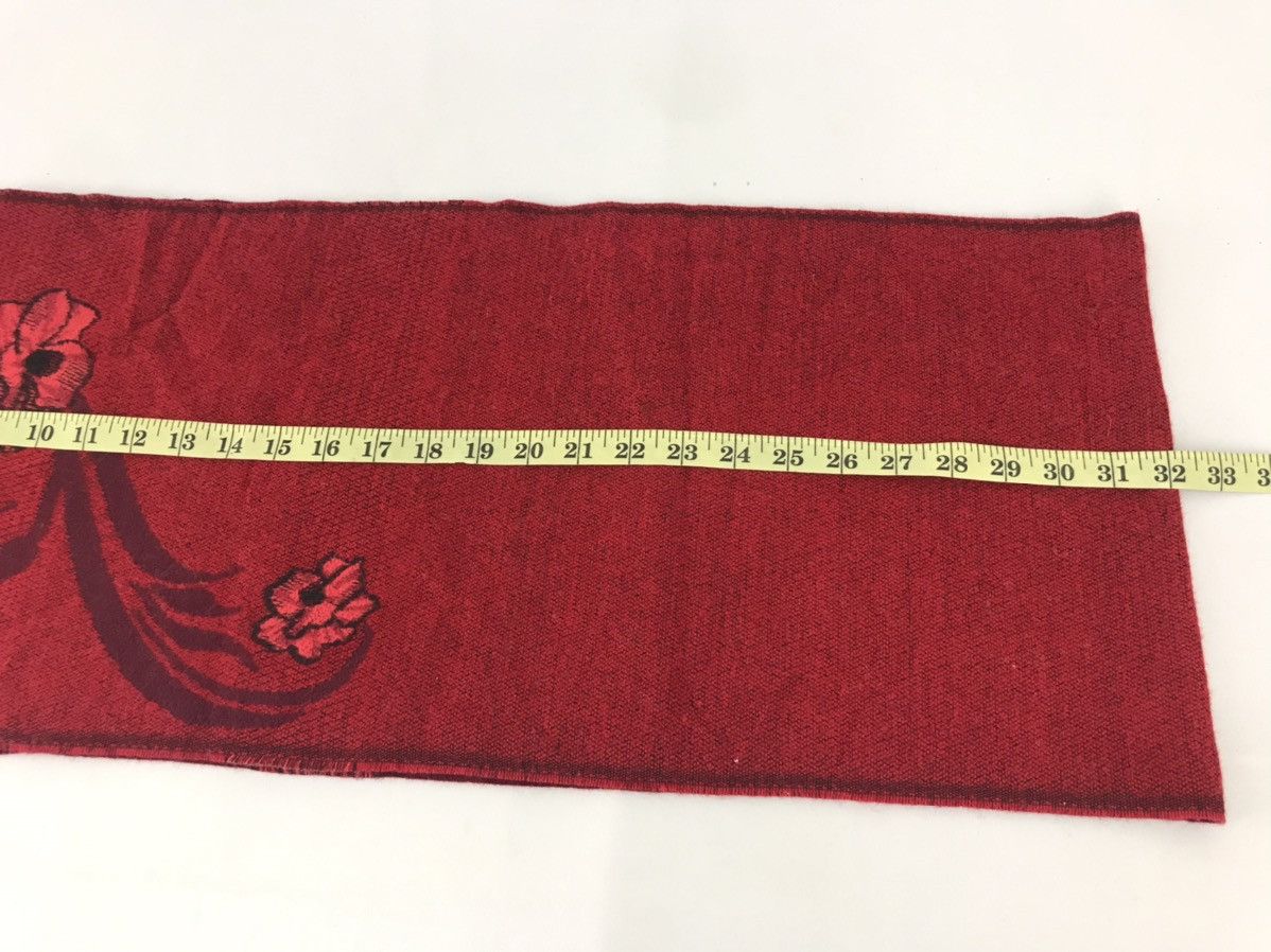 Other Floral Design Muffler Scarf Luxury Size 64 x 12 M556 Size ONE SIZE - 4 Thumbnail
