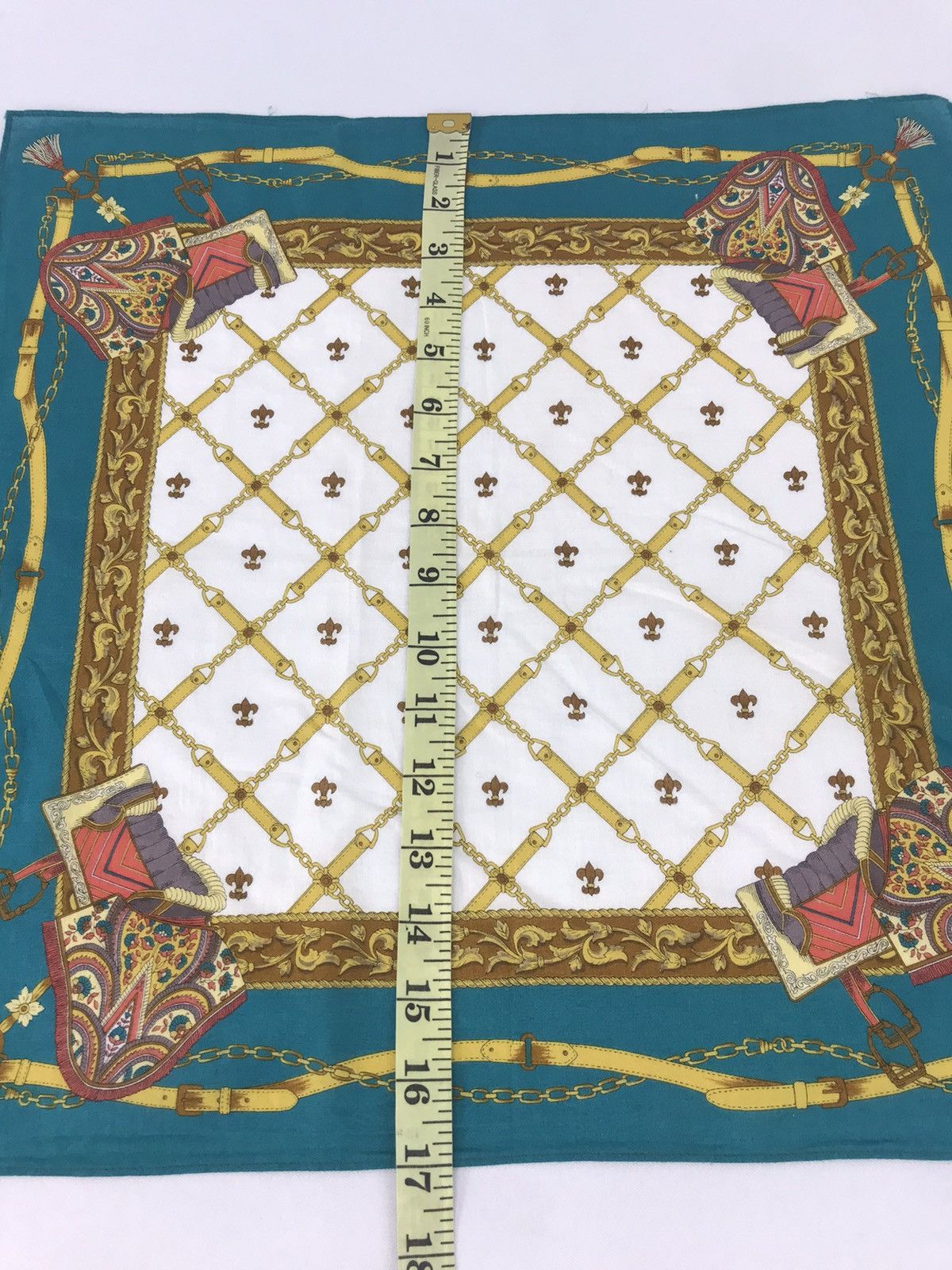 Valentino × Vintage Vintage Andre Valentino Baroque Design Ovp Handkerchief Size ONE SIZE - 5 Thumbnail