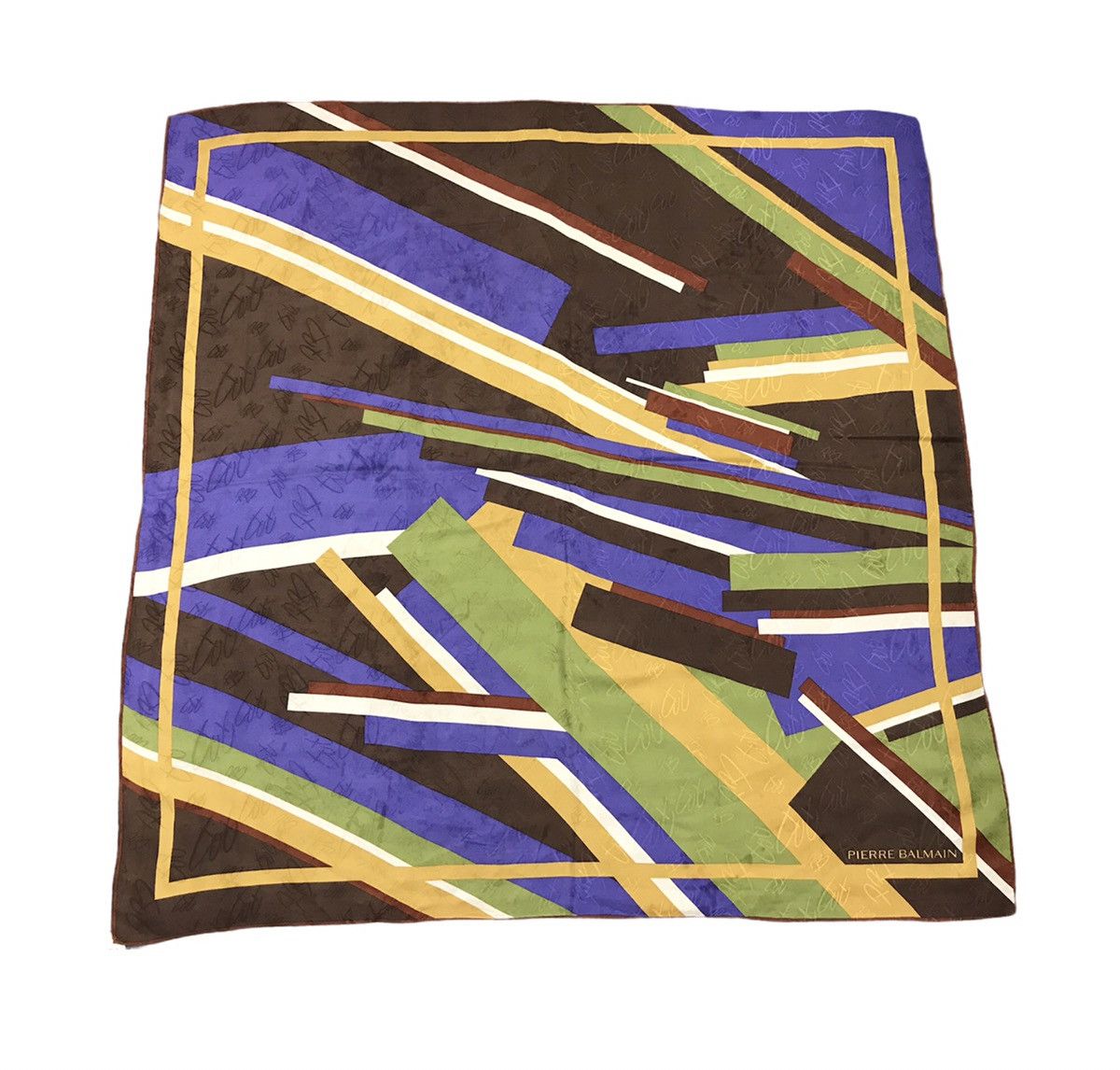 Other × Pierre Balmain × Vintage Vintage 90s Pierre Balmain Handkerchief Pocket Square Size ONE SIZE - 1 Thumbnail