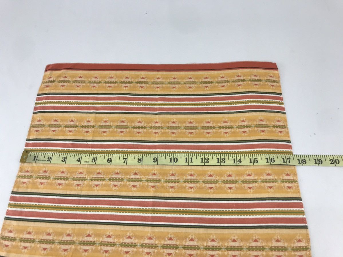 Designer × Kenzo Vintage Kenzo Handkerchief Pocket Square Abstract Striped Size ONE SIZE - 4 Thumbnail