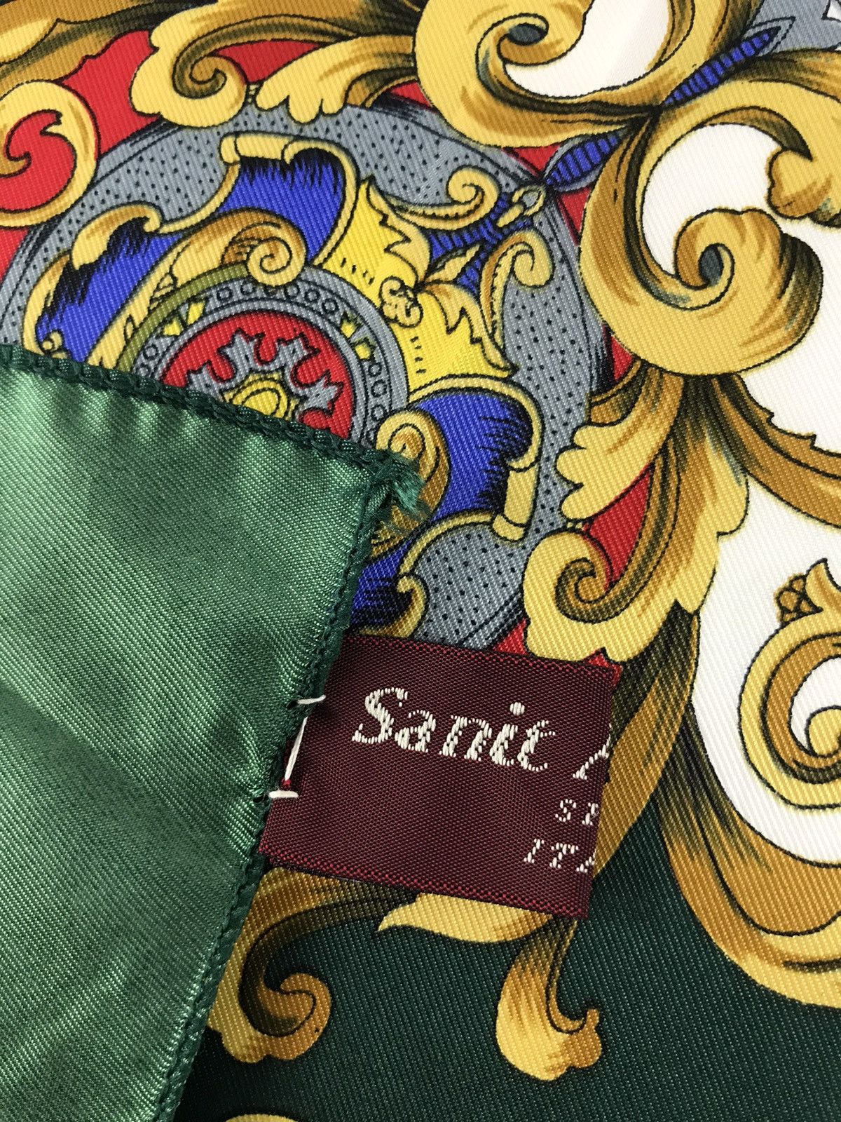 Vintage Vintage Sanit Alberta Handkerchief Pocket Square Baroque Size ONE SIZE - 3 Thumbnail
