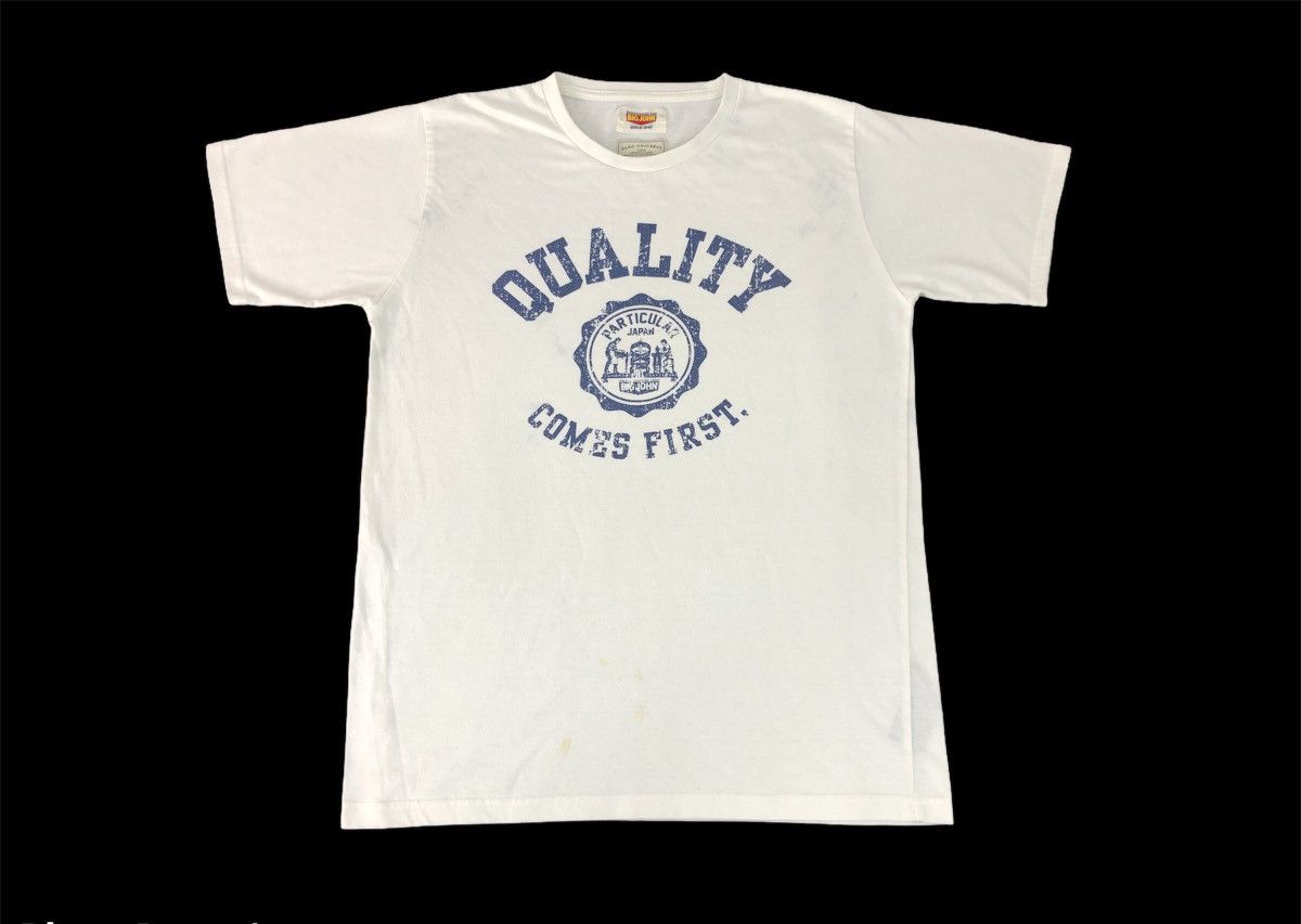 Big John × NANO universe Vintage Big John Nano Universe Quality Logo T-shirt Size US M / EU 48-50 / 2 - 1 Thumbnail