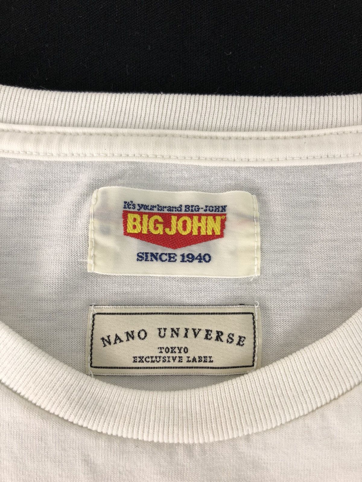 Big John × NANO universe Vintage Big John Nano Universe Quality Logo T-shirt Size US M / EU 48-50 / 2 - 4 Thumbnail