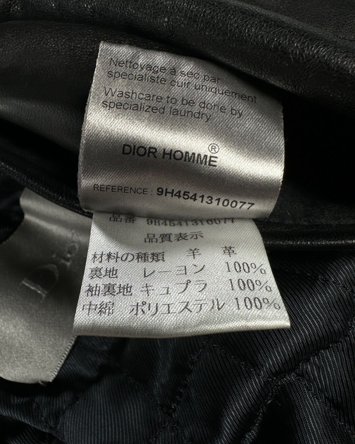 Dior Dior Leather Jacket - AW09 Size US S / EU 44-46 / 1 - 8 Thumbnail