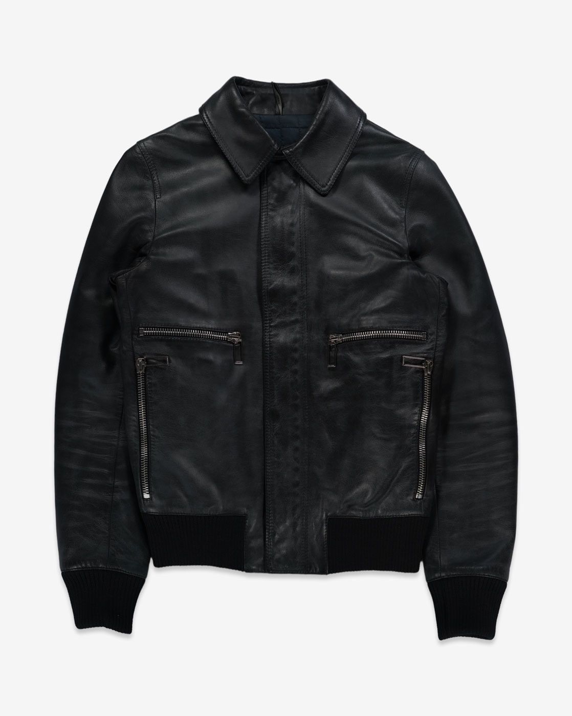 Dior Dior Leather Jacket - AW09 Size US S / EU 44-46 / 1 - 1 Thumbnail
