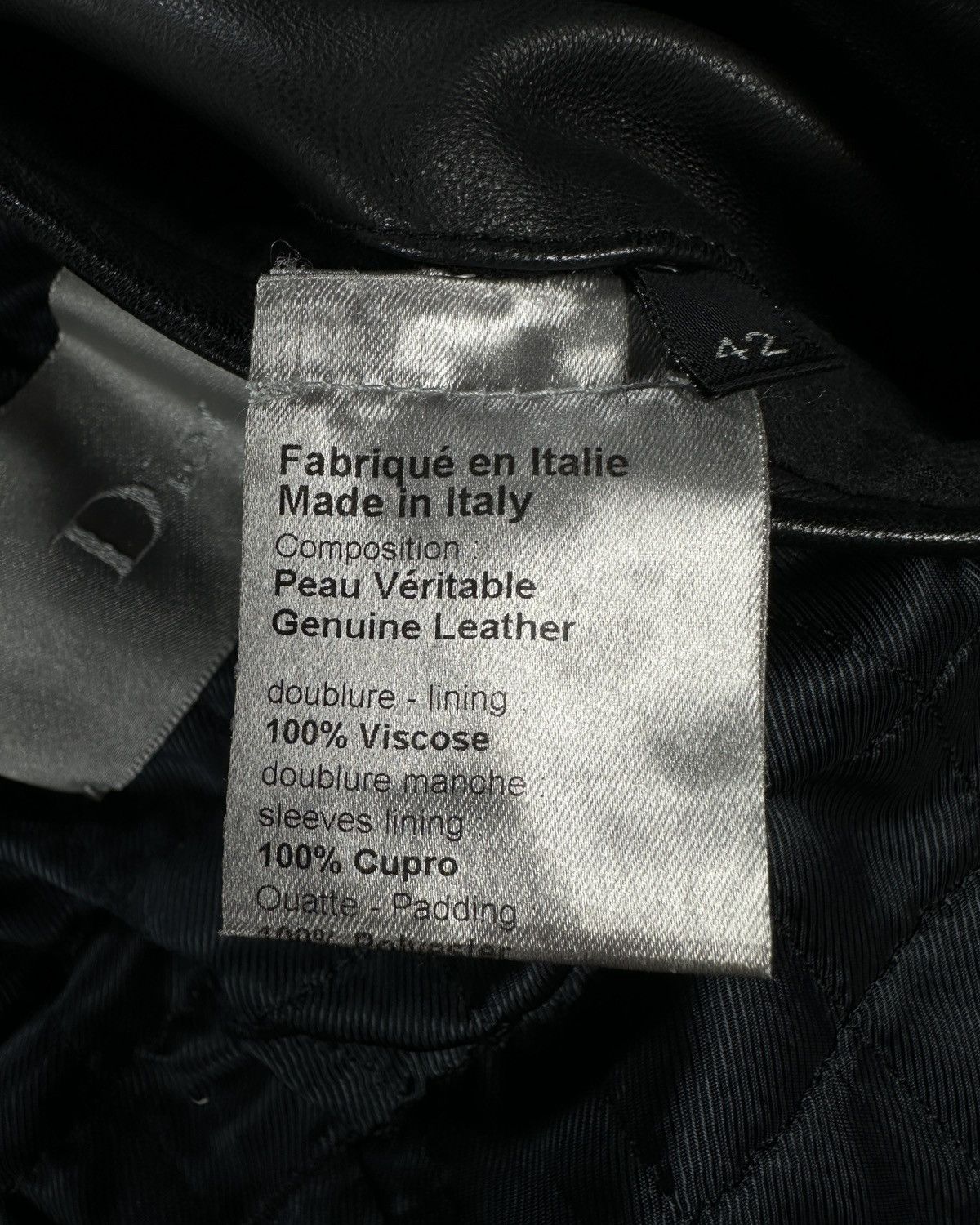 Dior Dior Leather Jacket - AW09 Size US S / EU 44-46 / 1 - 7 Thumbnail