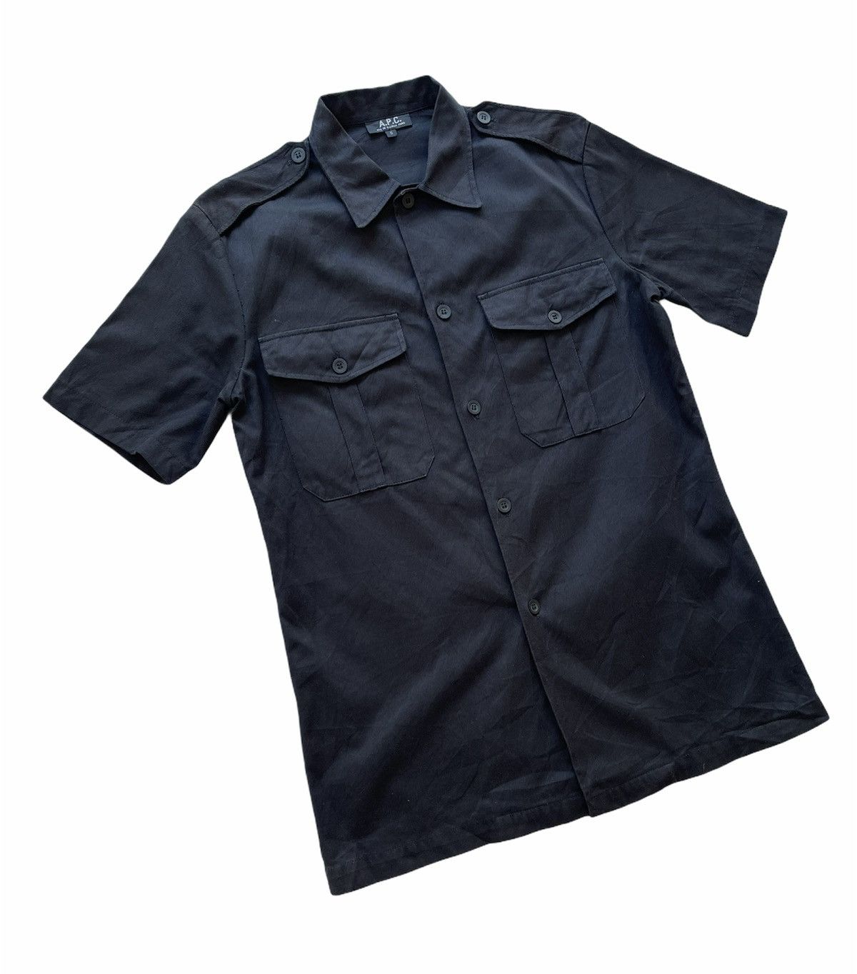 A.P.C. A.P.C WORKERS CAMP COLLAR SHIRT Size US S / EU 44-46 / 1 - 3 Thumbnail