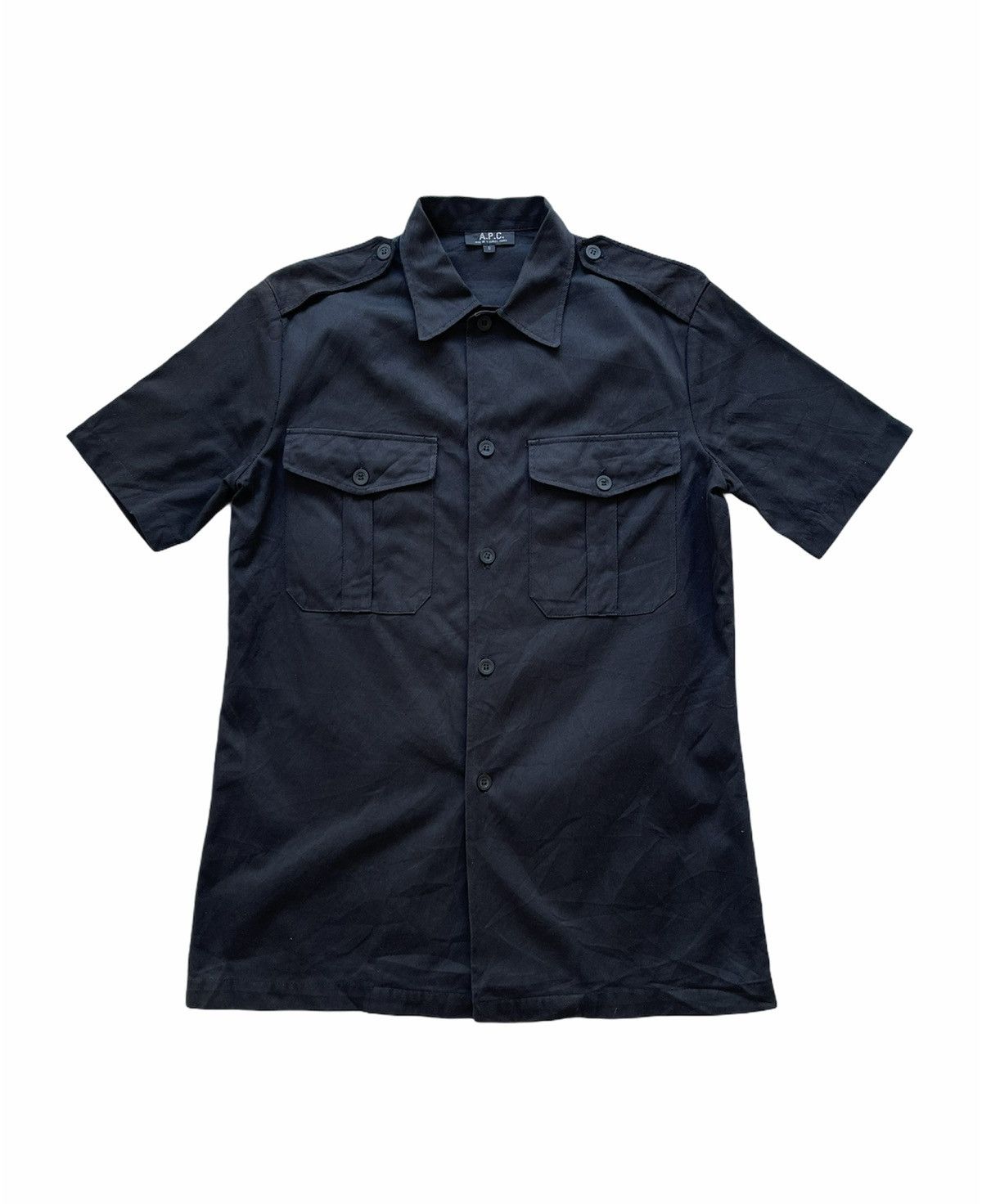 A.P.C. A.P.C WORKERS CAMP COLLAR SHIRT Size US S / EU 44-46 / 1 - 2 Thumbnail