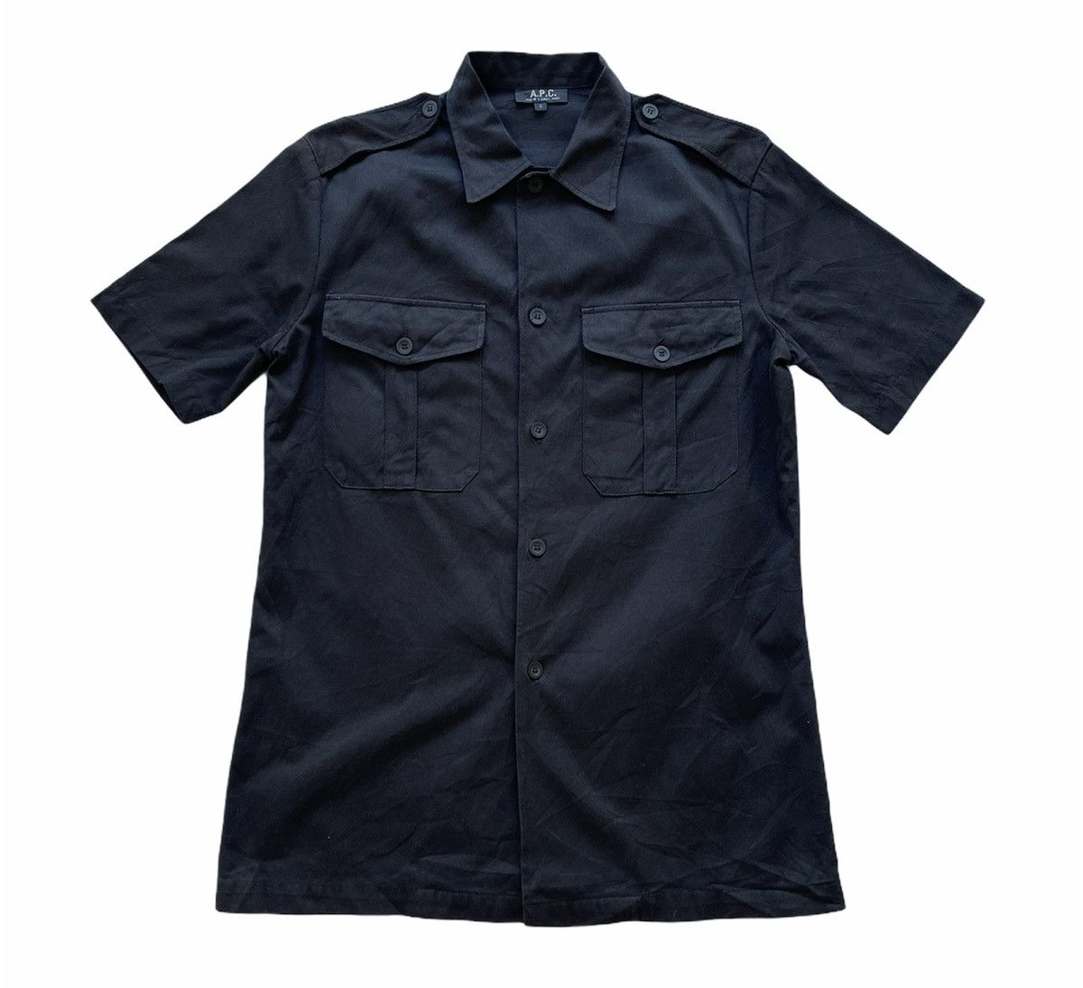 A.P.C. A.P.C WORKERS CAMP COLLAR SHIRT Size US S / EU 44-46 / 1 - 6 Thumbnail