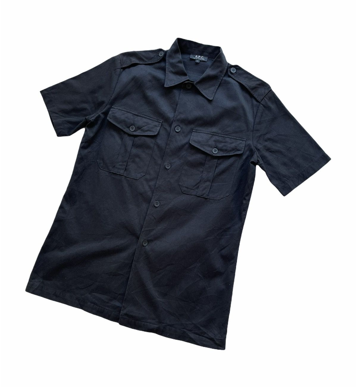 A.P.C. A.P.C WORKERS CAMP COLLAR SHIRT Size US S / EU 44-46 / 1 - 4 Thumbnail