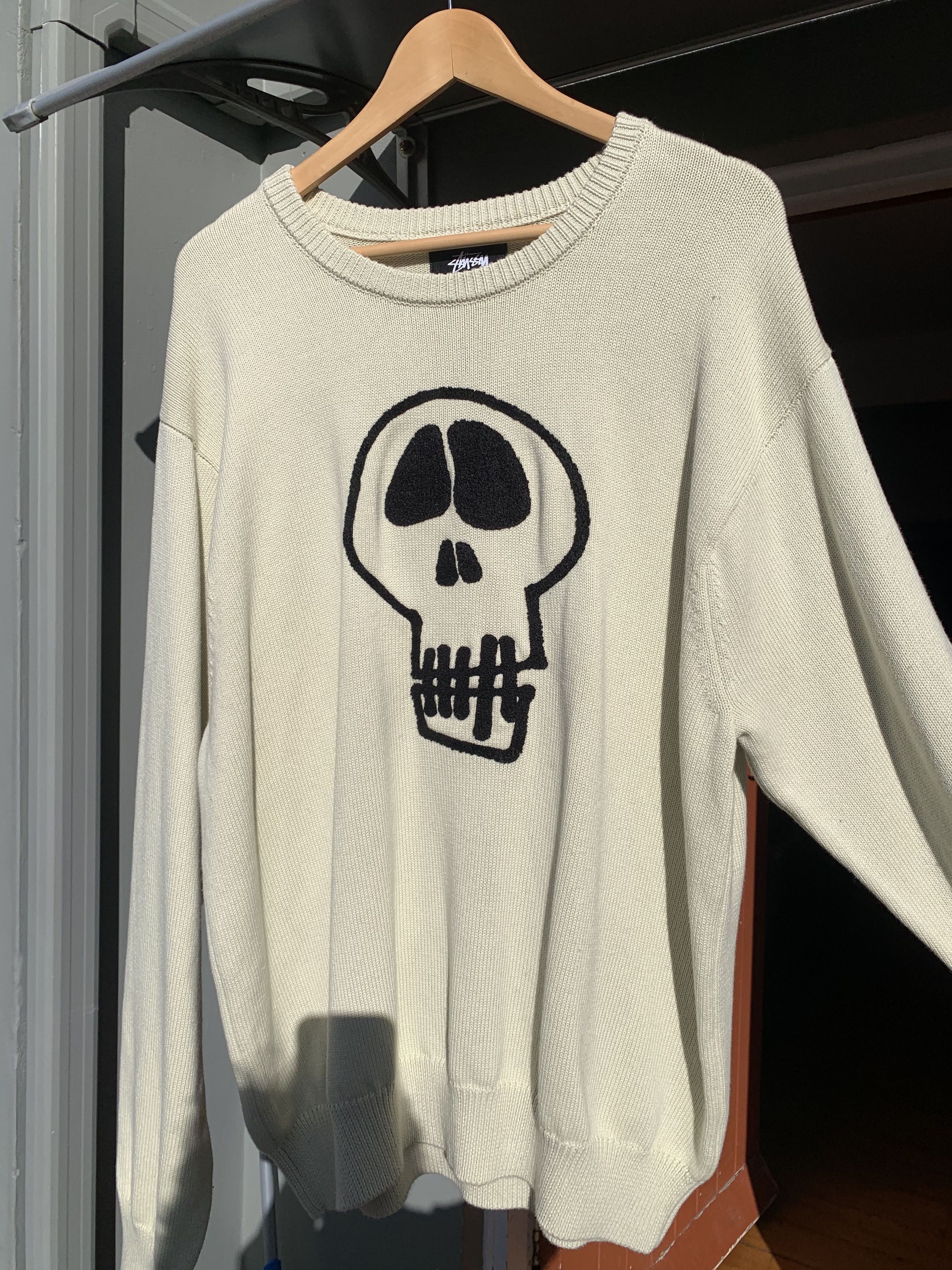 Stussy Skull Sweater | Grailed