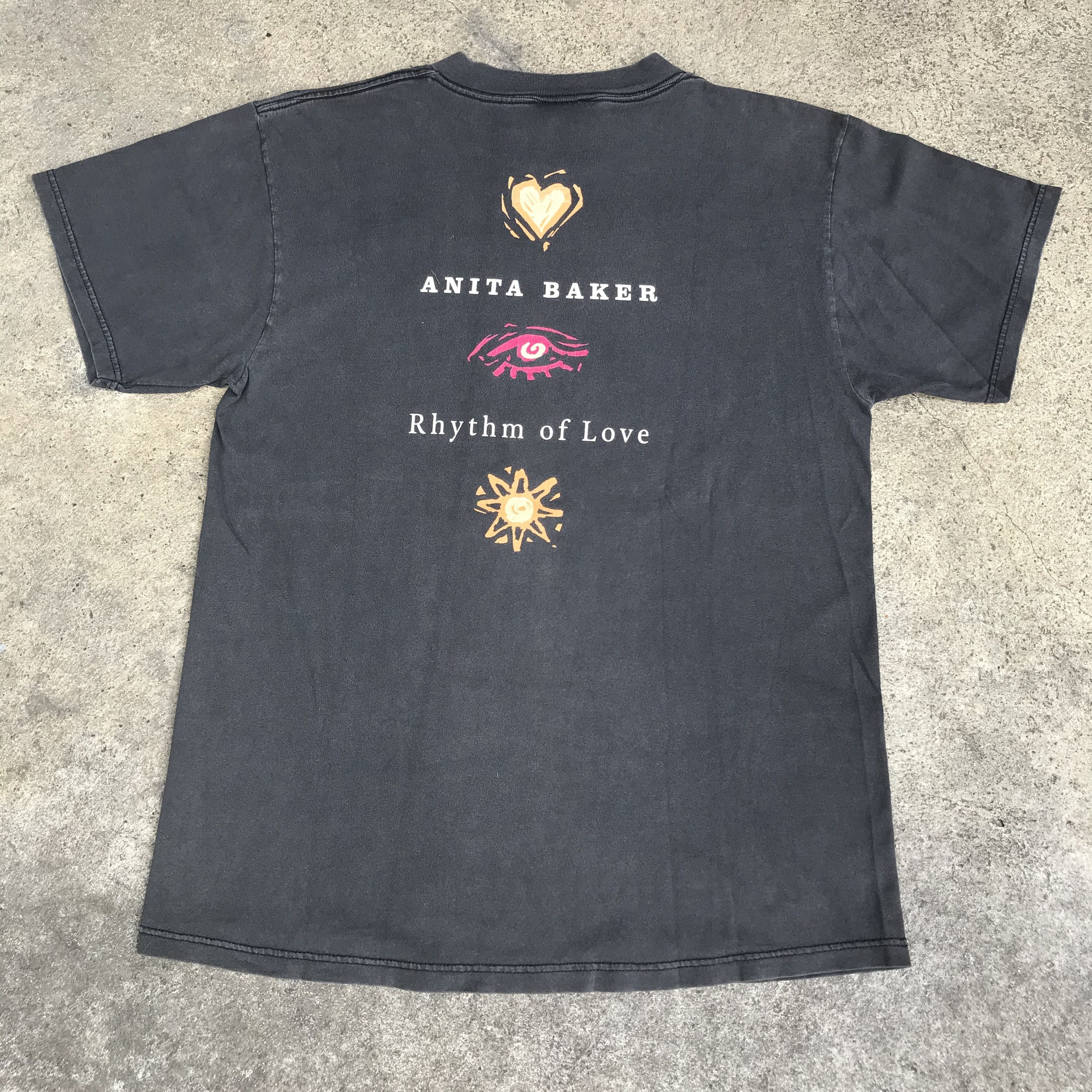 Band Tees × Rap Tees × Vintage Vintage 90s 1994 ANITA BAKER Rhythm of Love Promo Tee Size US L / EU 52-54 / 3 - 7 Thumbnail
