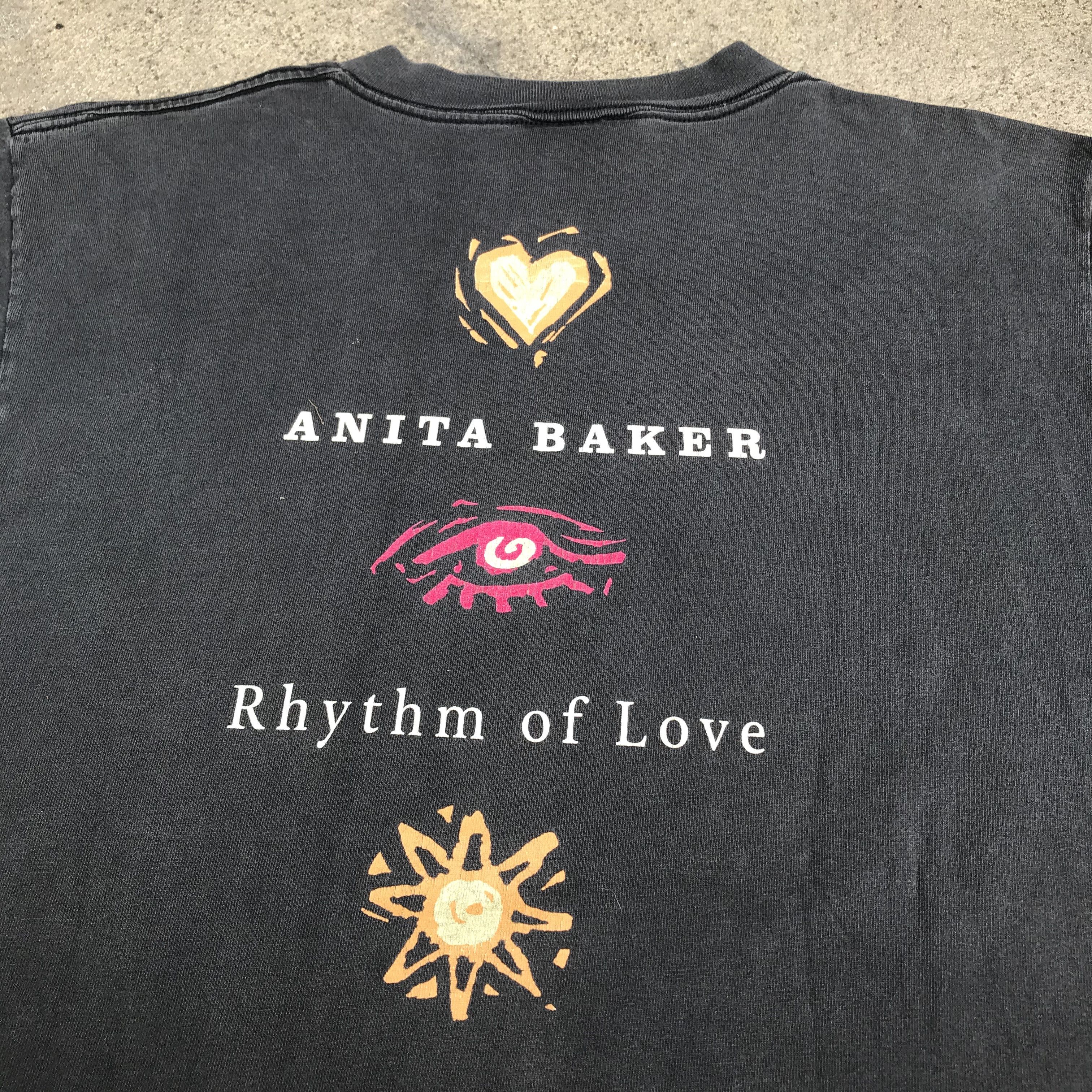 Band Tees × Rap Tees × Vintage Vintage 90s 1994 ANITA BAKER Rhythm of Love Promo Tee Size US L / EU 52-54 / 3 - 6 Thumbnail