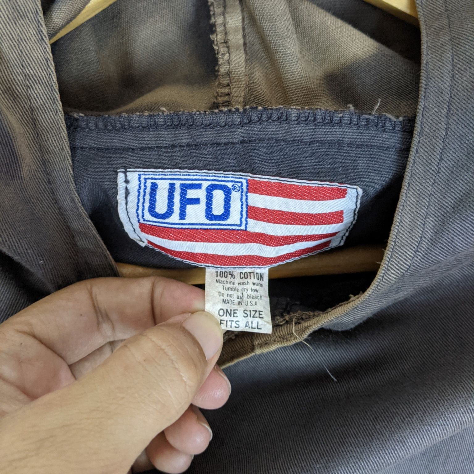 American Apparel UFO Military Style Hoodie Multipocket Pullover Jacket Size US XL / EU 56 / 4 - 15 Thumbnail
