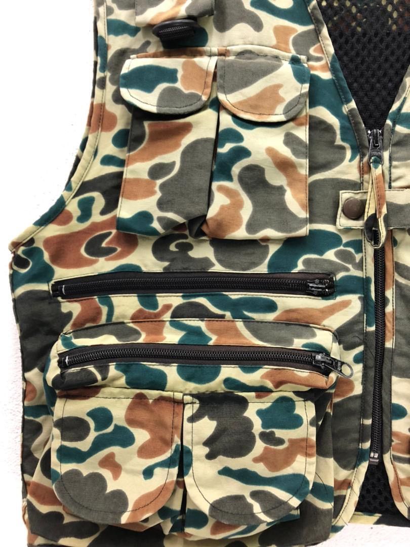 Other Rare Tzlac Camouflage Multi Pocket Vest Jacket Size US M / EU 48-50 / 2 - 5 Thumbnail