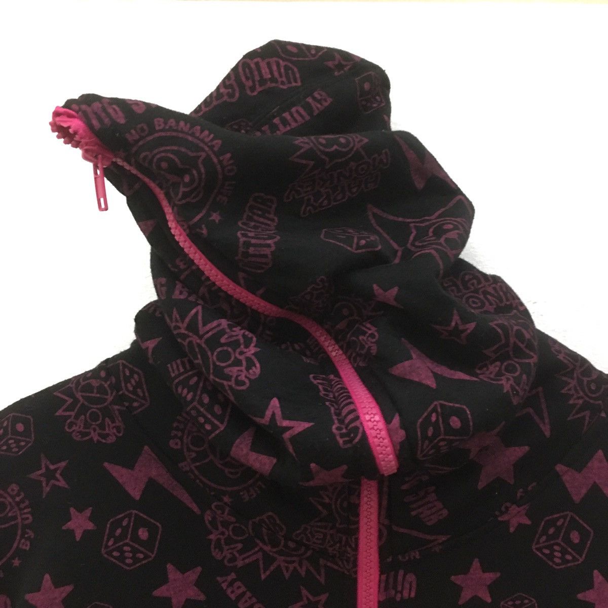 Japanese Brand Vintage UITTG BABY Hoodie Sweatshirt Full Print Biglogo Size US L / EU 52-54 / 3 - 3 Thumbnail