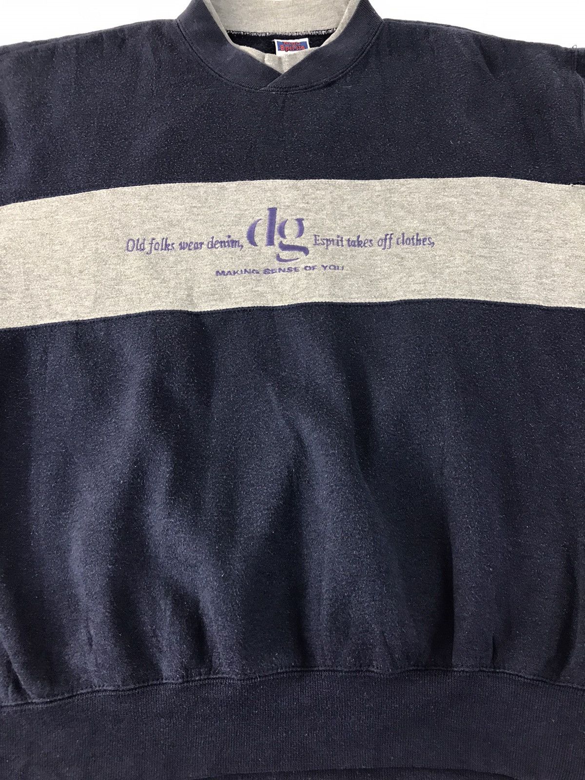 Japanese Brand Sweatshirt High Spirits Two Tone Colour Style Size US L / EU 52-54 / 3 - 3 Thumbnail