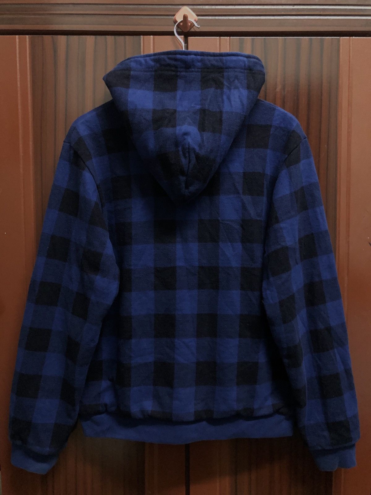Bape URSUS BAPE Plaid Waffle Lined Fullzip Hoodie Size US L / EU 52-54 / 3 - 2 Thumbnail