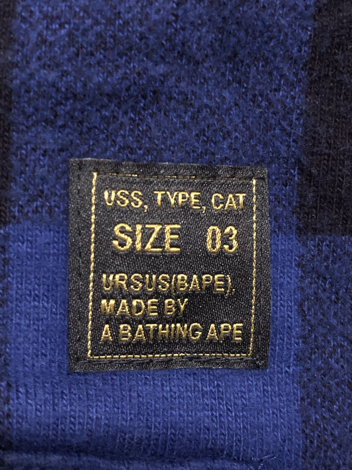 Bape URSUS BAPE Plaid Waffle Lined Fullzip Hoodie Size US L / EU 52-54 / 3 - 3 Thumbnail