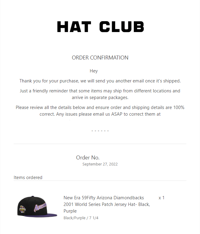 Hat Club × MLB × New Era 7 1/4 Hatclub Script Wordmark Arizona Diamondbacks Black WS Size ONE SIZE - 12 Thumbnail