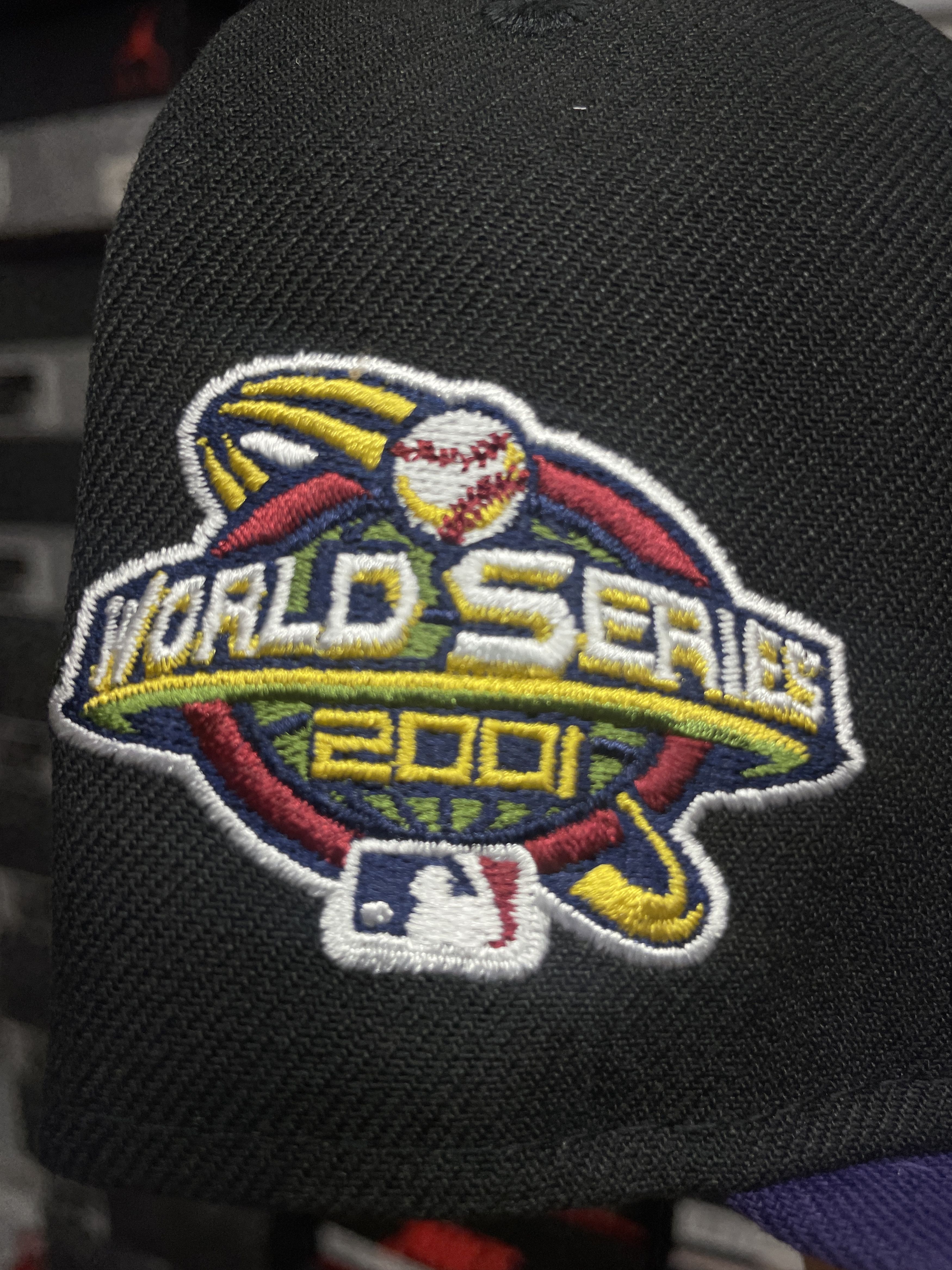 Hat Club × MLB × New Era 7 1/4 Hatclub Script Wordmark Arizona Diamondbacks Black WS Size ONE SIZE - 4 Thumbnail