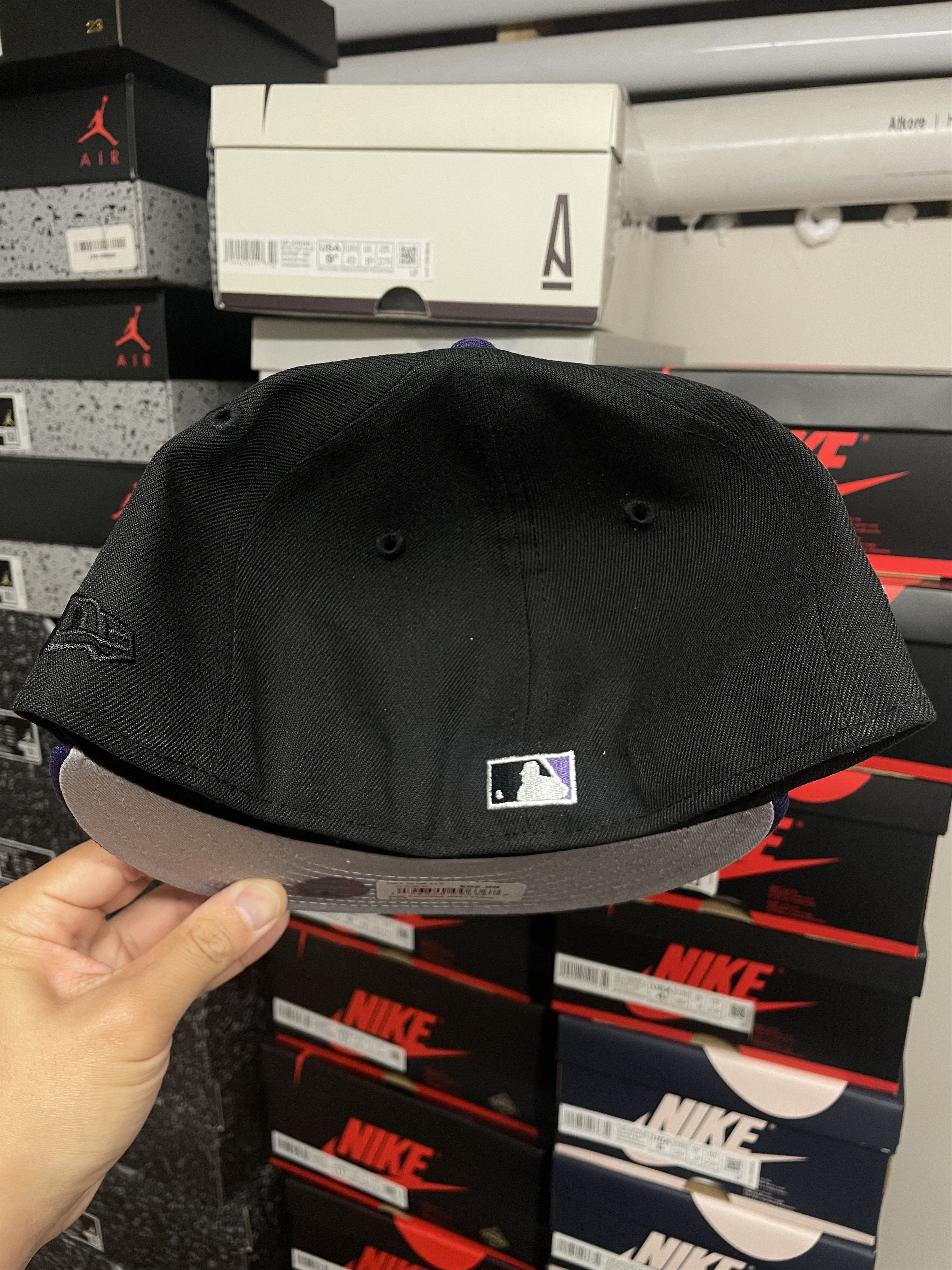 Hat Club × MLB × New Era 7 1/4 Hatclub Script Wordmark Arizona Diamondbacks Black WS Size ONE SIZE - 5 Thumbnail