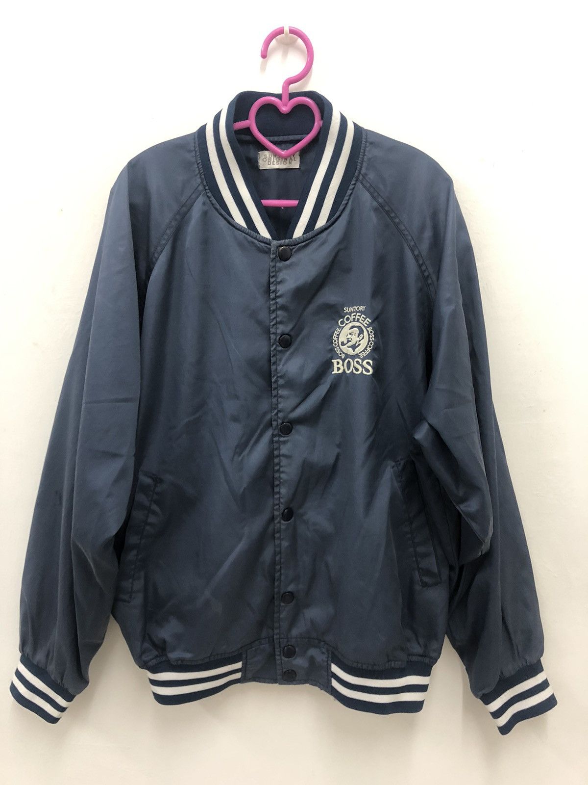 Vintage Rare Vintage BOSS Suntory Original Design Bomber Jacket Size US L / EU 52-54 / 3 - 1 Thumbnail