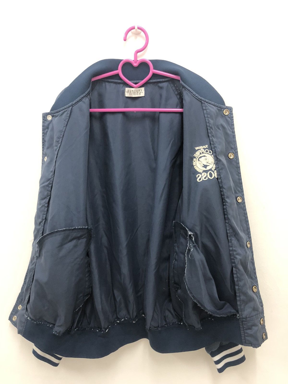 Vintage Rare Vintage BOSS Suntory Original Design Bomber Jacket Size US L / EU 52-54 / 3 - 4 Thumbnail
