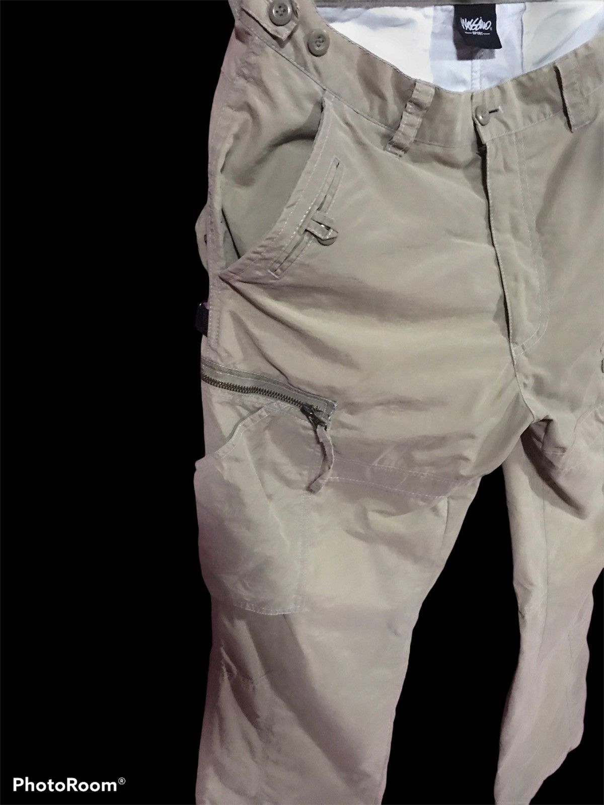 Massimo Osti MOSSIMO CREAM TACTICAL MULTIPOCKET CARGO PANTS JAPAN Size US 31 - 3 Thumbnail