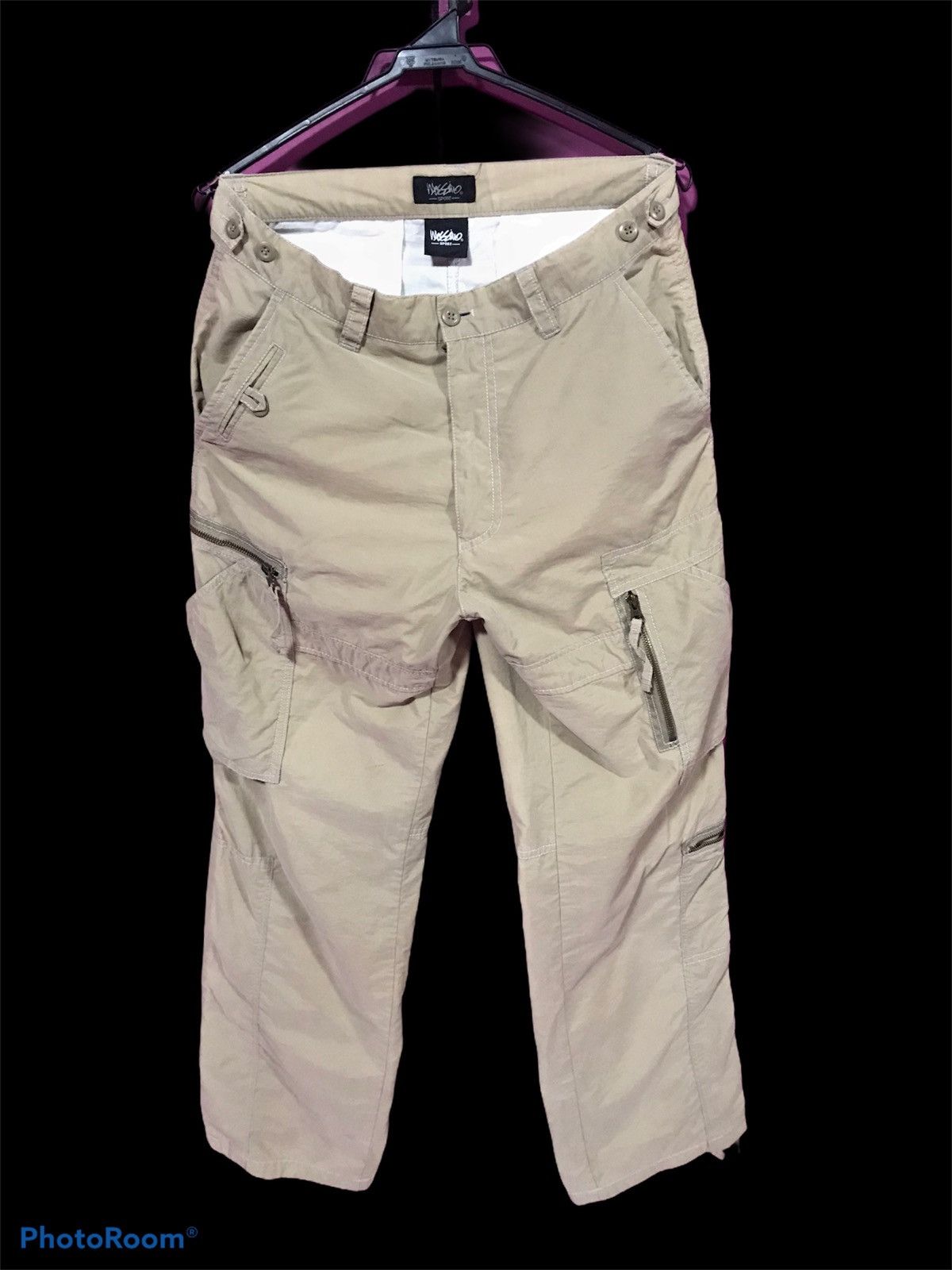 Massimo Osti MOSSIMO CREAM TACTICAL MULTIPOCKET CARGO PANTS JAPAN Size US 31 - 2 Thumbnail