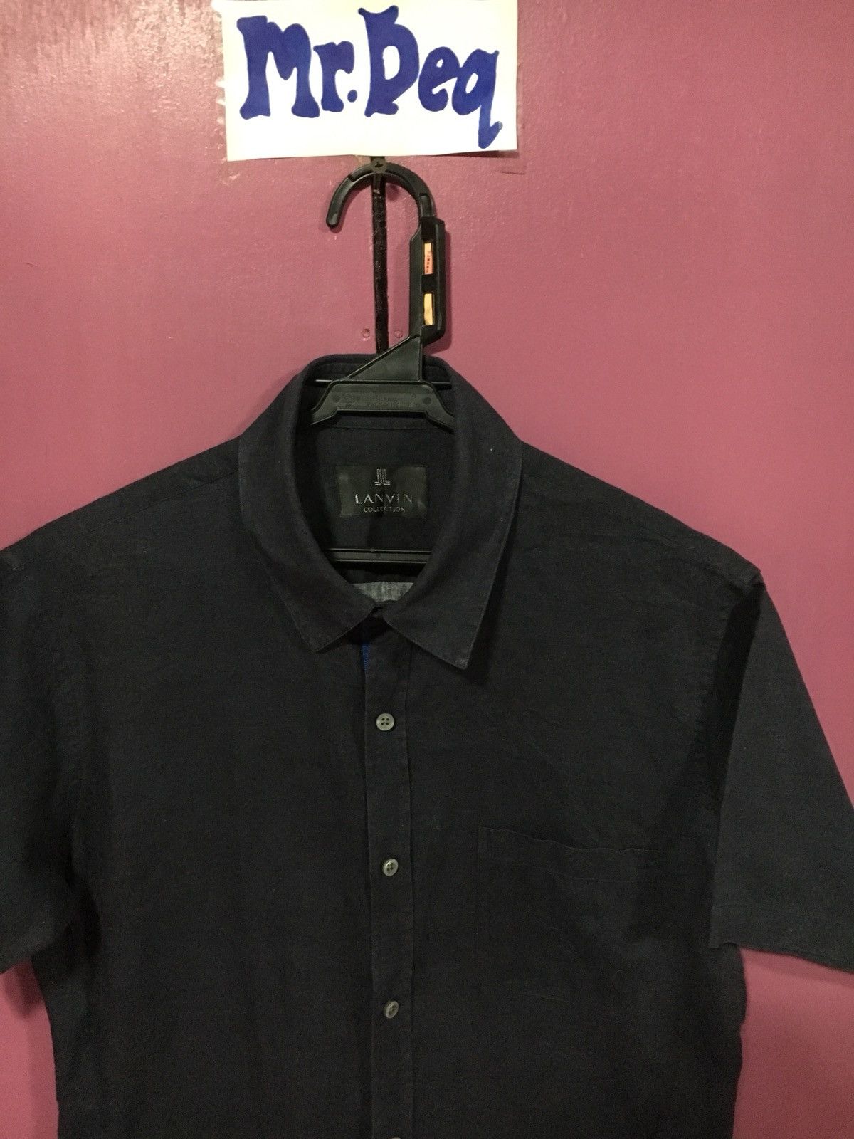 LANVIN BLUE SIZE M SHIRT BUTTON UP