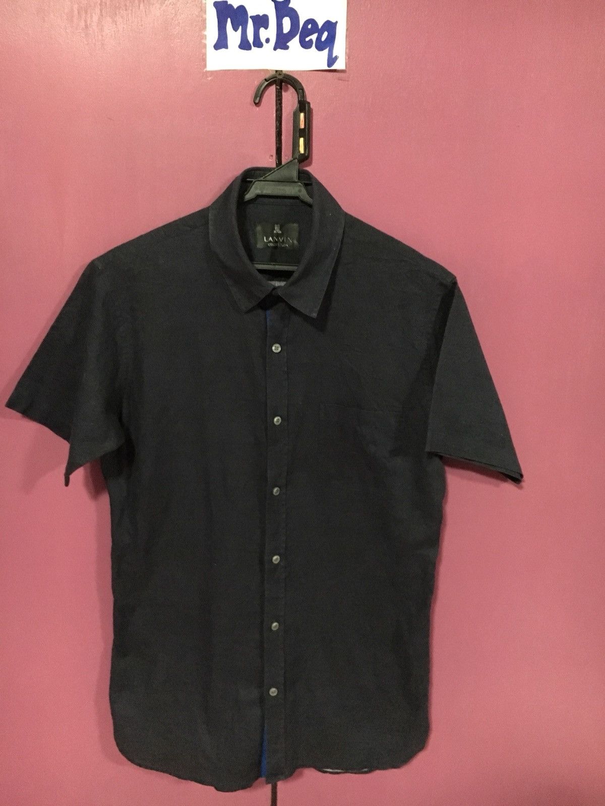 Lanvin LANVIN BLUE SIZE M SHIRT BUTTON UP Size US M / EU 48-50 / 2 - 2 Thumbnail