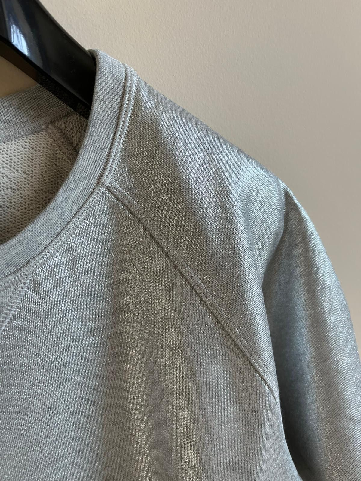 Balmain Metallic Raglan Tee in Silver Color Size US S / EU 44-46 / 1 - 5 Thumbnail