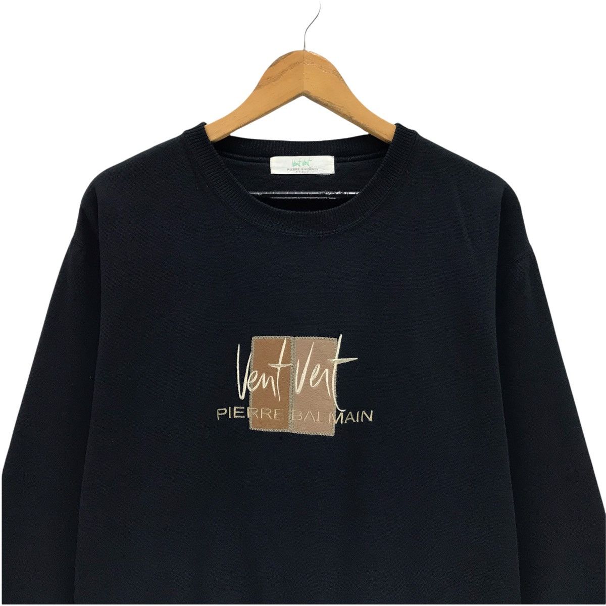 Pierre Balmain Vintage Pierre Balmain Sweatshirt Vent Vert Pierre Balmain Size US M / EU 48-50 / 2 - 2 Thumbnail