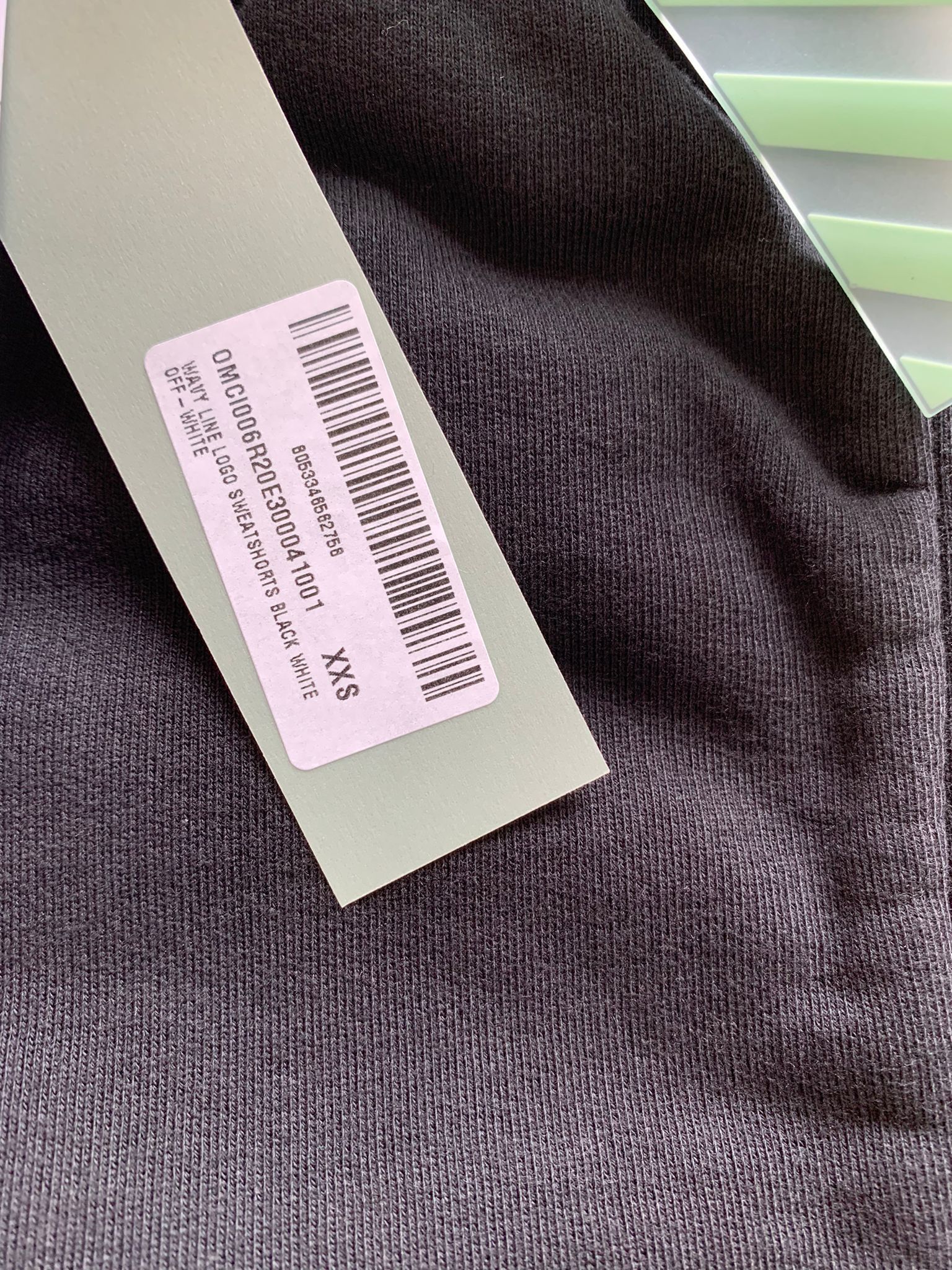 Off-White Wavy Line Logo Sweat Shorts Size US 26 / EU 42 - 7 Thumbnail