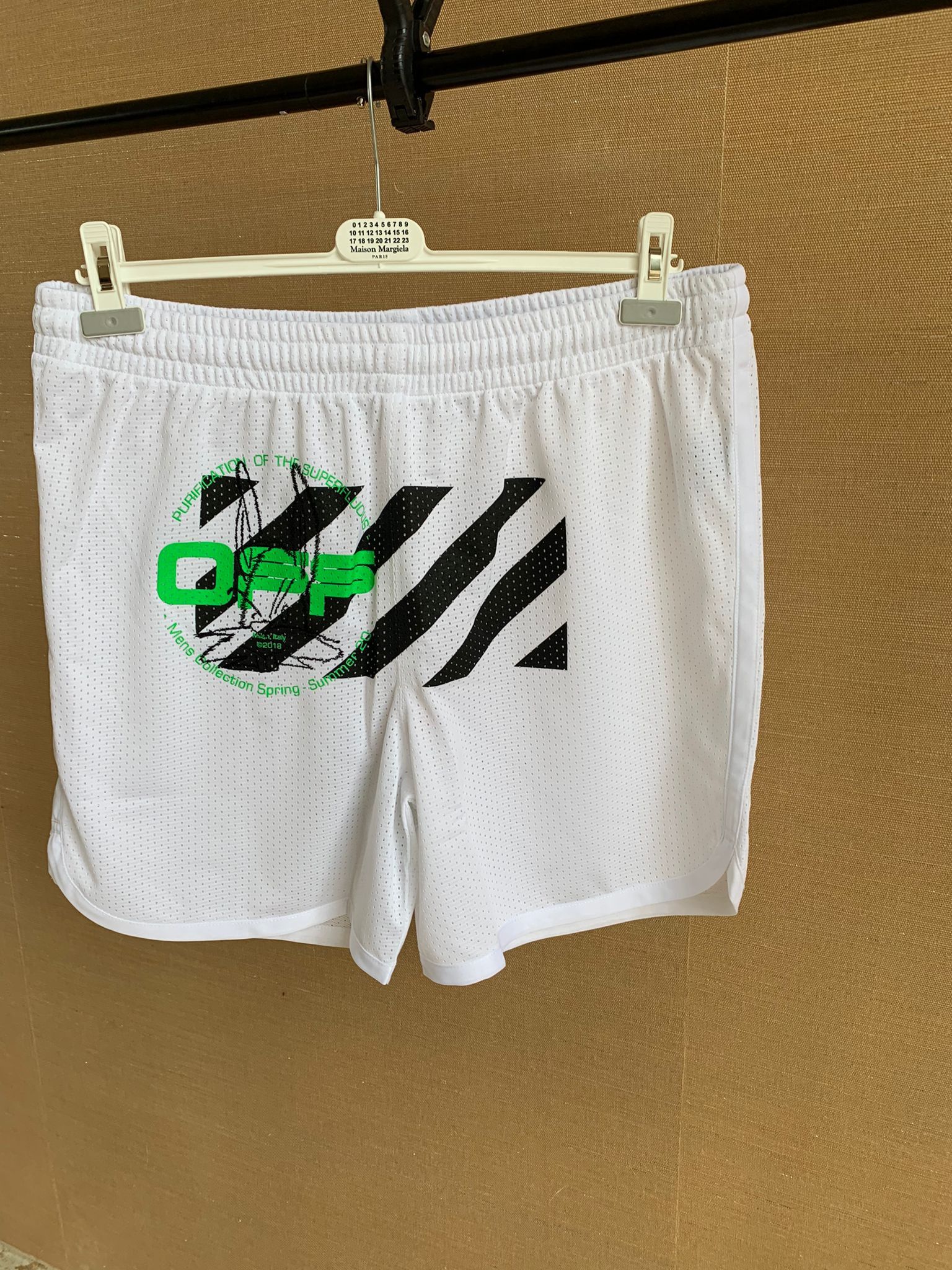 Off-White Harry the Bunny Mesh Shorts Size US 30 / EU 46 - 4 Thumbnail