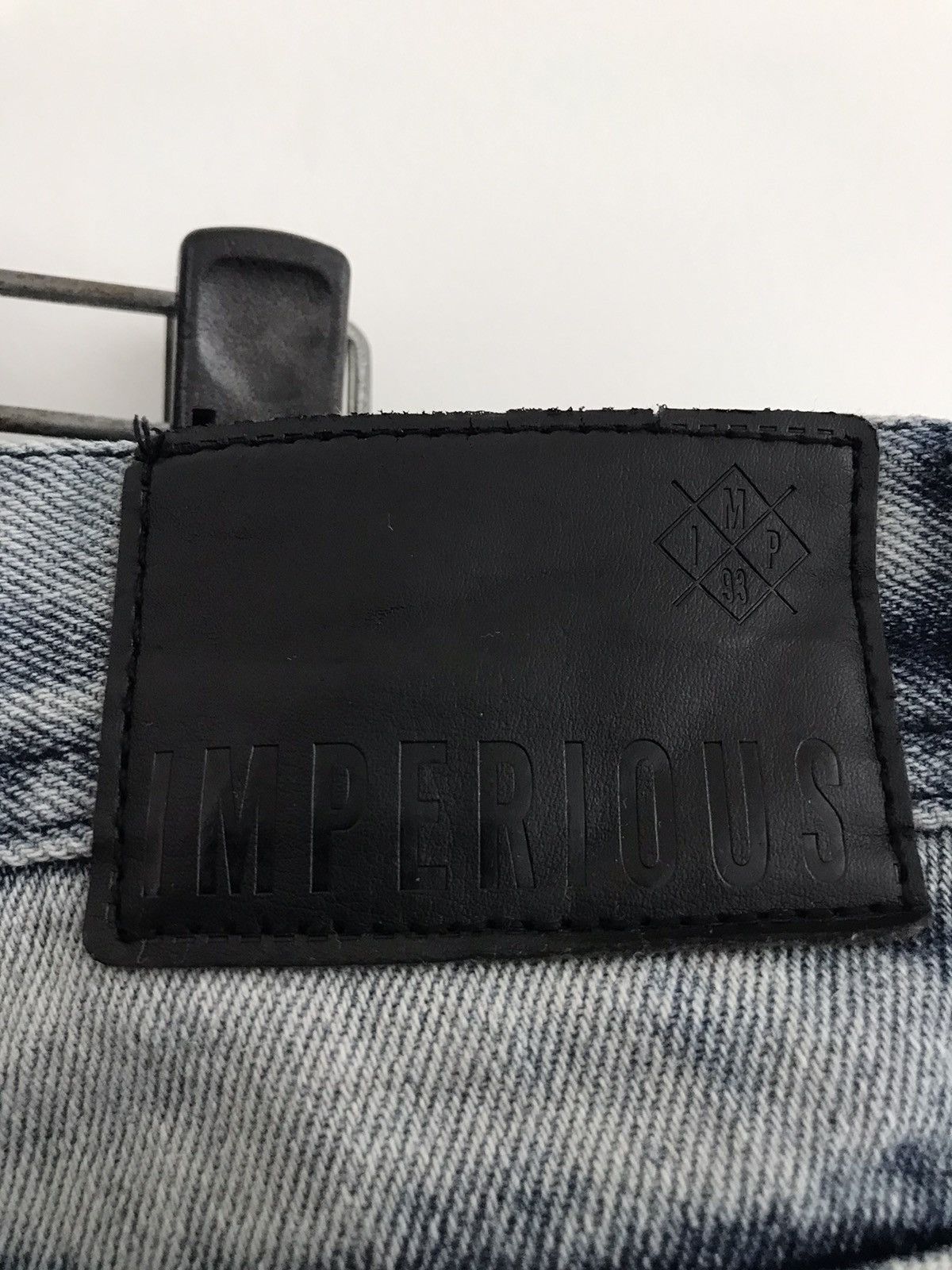 Imperious IMPERIOUS Acid Wash Distressed Hagi Skinny Denim Jeans Size US 40 / EU 56 - 9 Thumbnail