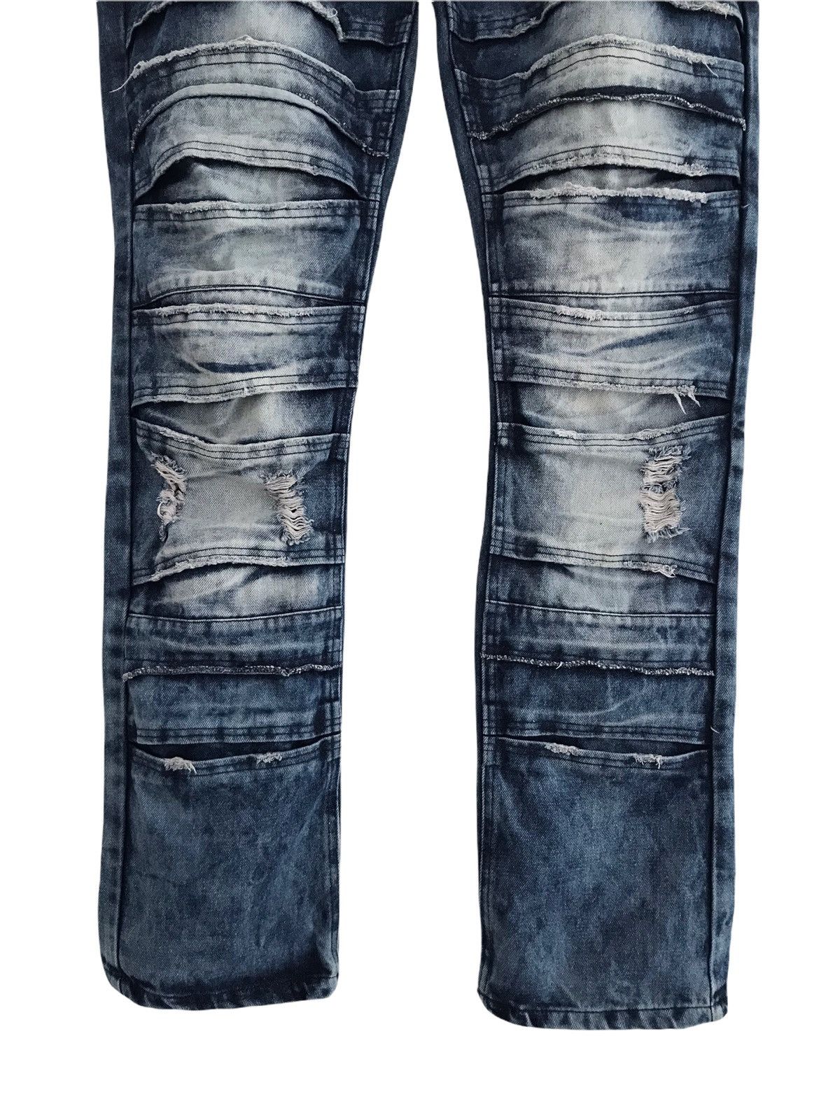 Imperious IMPERIOUS Acid Wash Distressed Hagi Skinny Denim Jeans Size US 40 / EU 56 - 3 Thumbnail