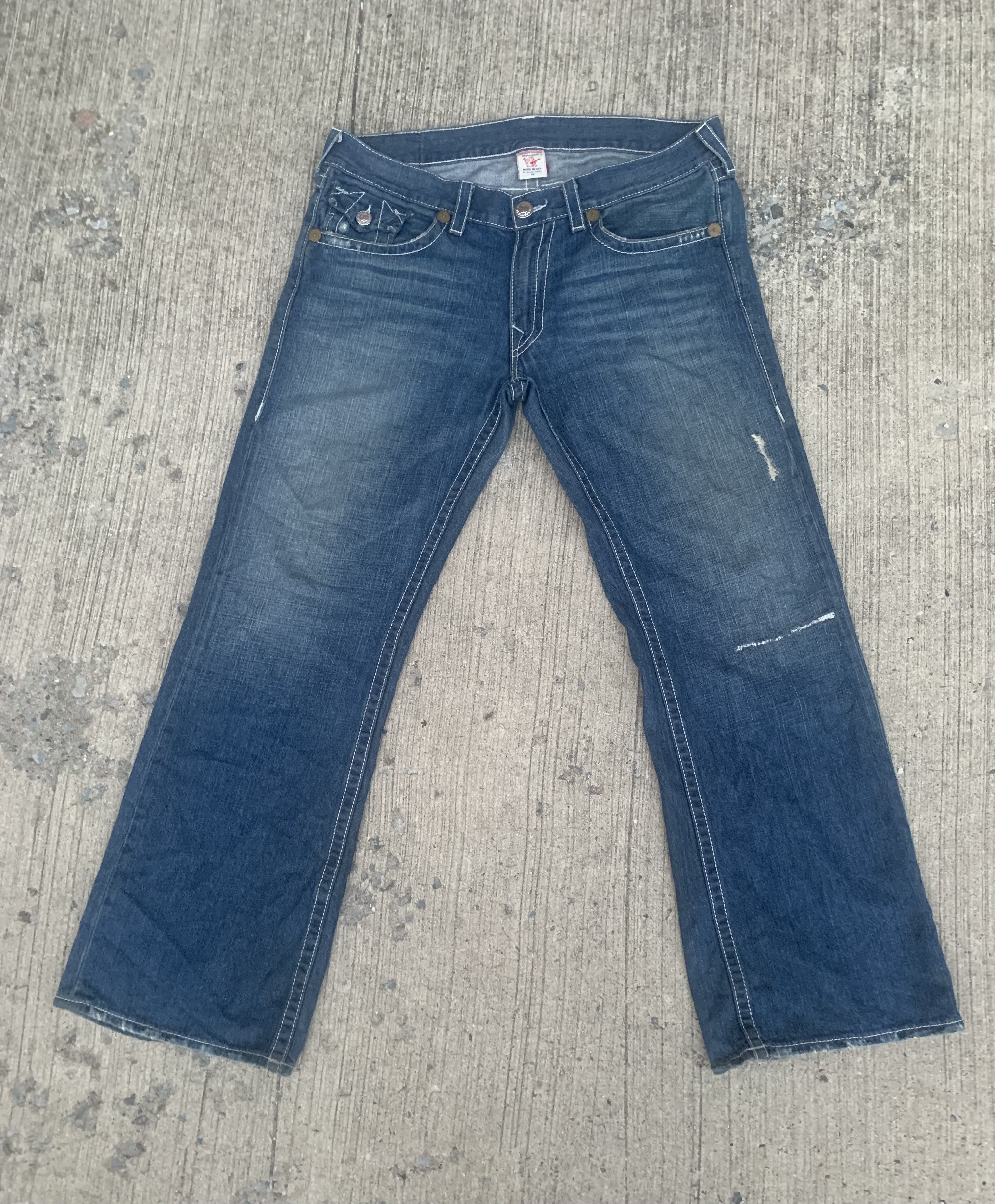 Vintage Y2K True Religion baggy faded jeans