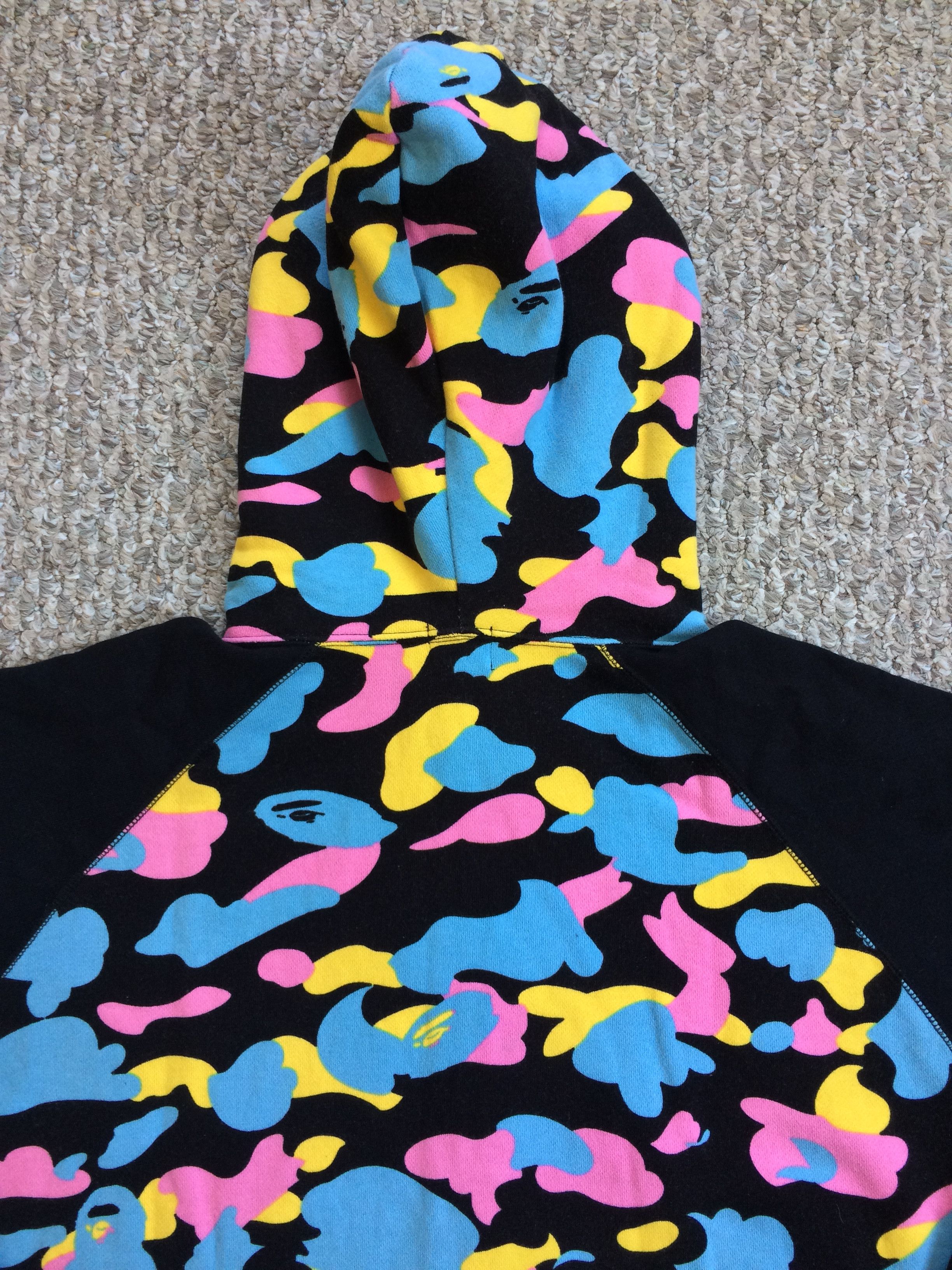 Bape OG Bape Cotton Candy Camo Full Zip Hoodie Size US L / EU 52-54 / 3 - 8 Thumbnail