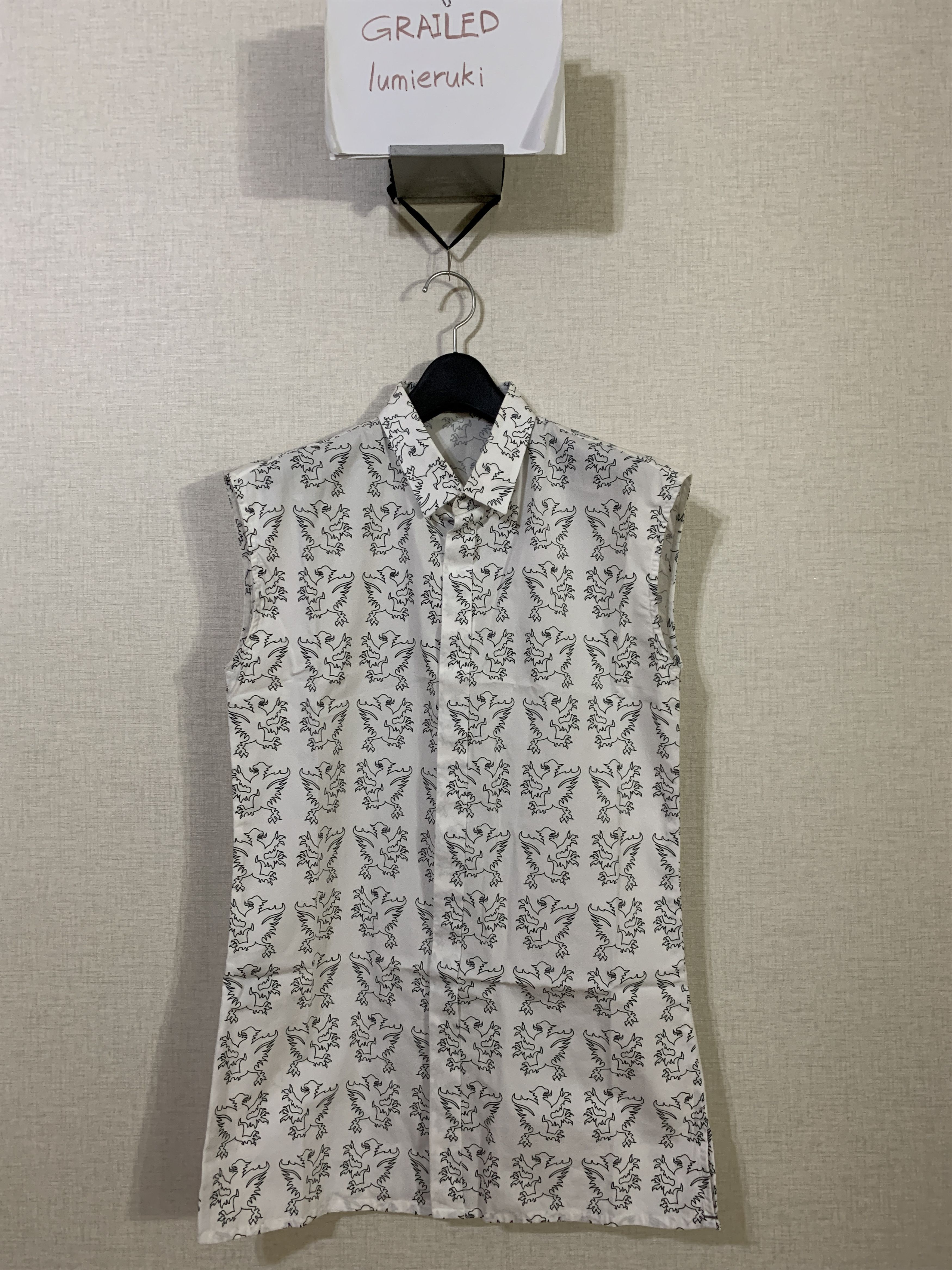 Dior 02FW 'Reflexion' Griffin Printed Shirts Size US M / EU 48-50 / 2 - 2 Thumbnail