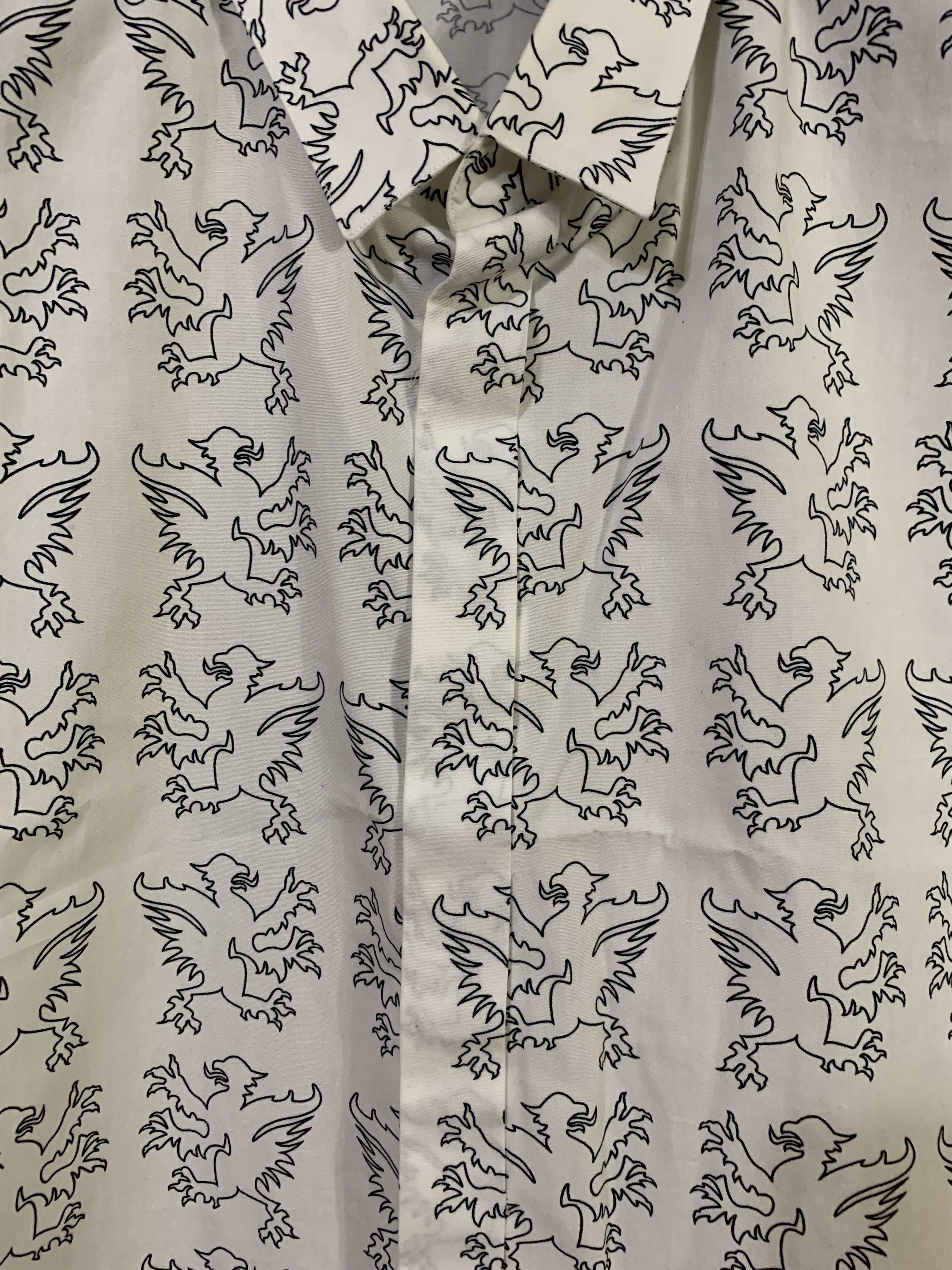 Dior 02FW 'Reflexion' Griffin Printed Shirts Size US M / EU 48-50 / 2 - 3 Thumbnail