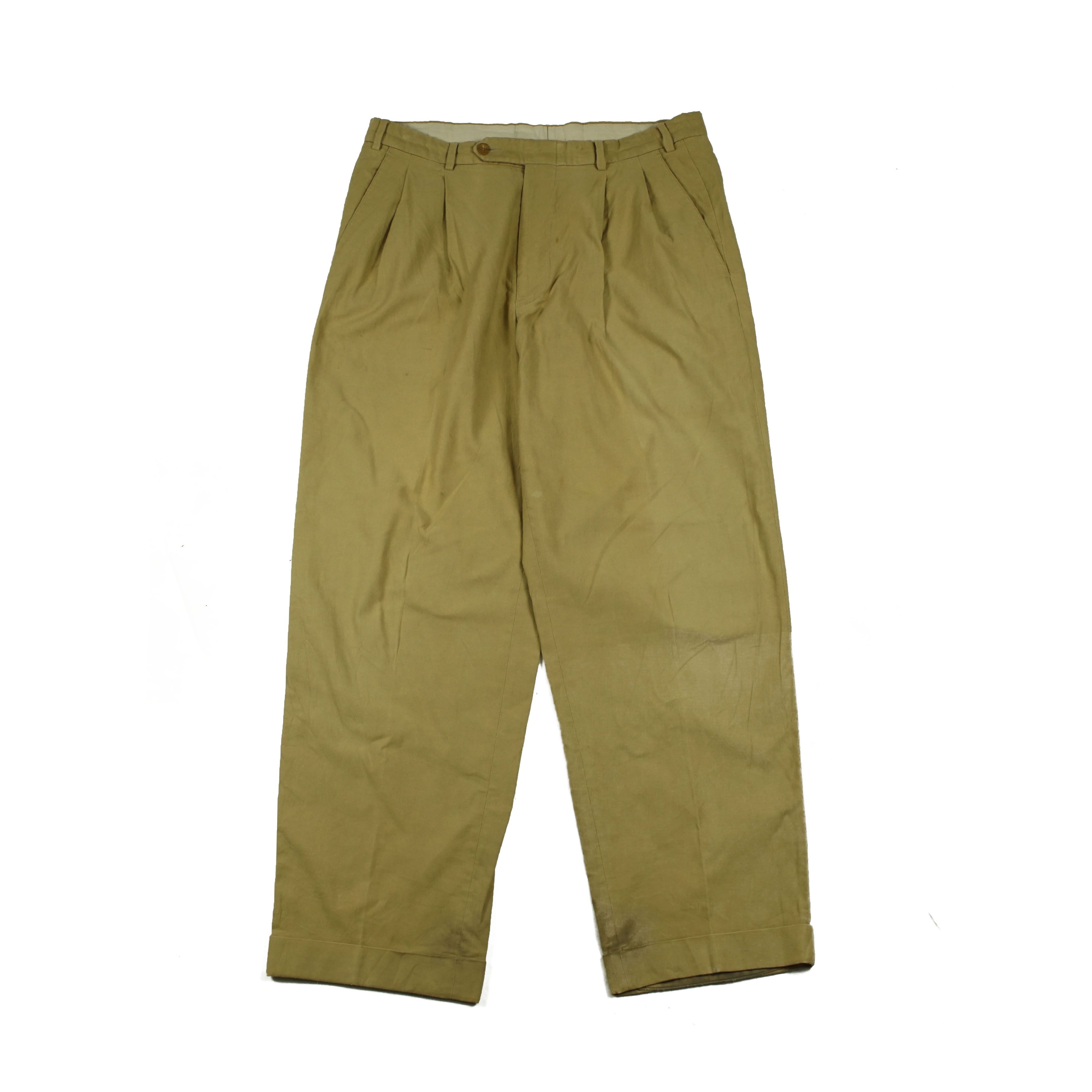 Ermenegildo Zegna *NoTariff Ermenegildo Zegna Khaki Pants Size US 32 / EU 48 - 1 Thumbnail