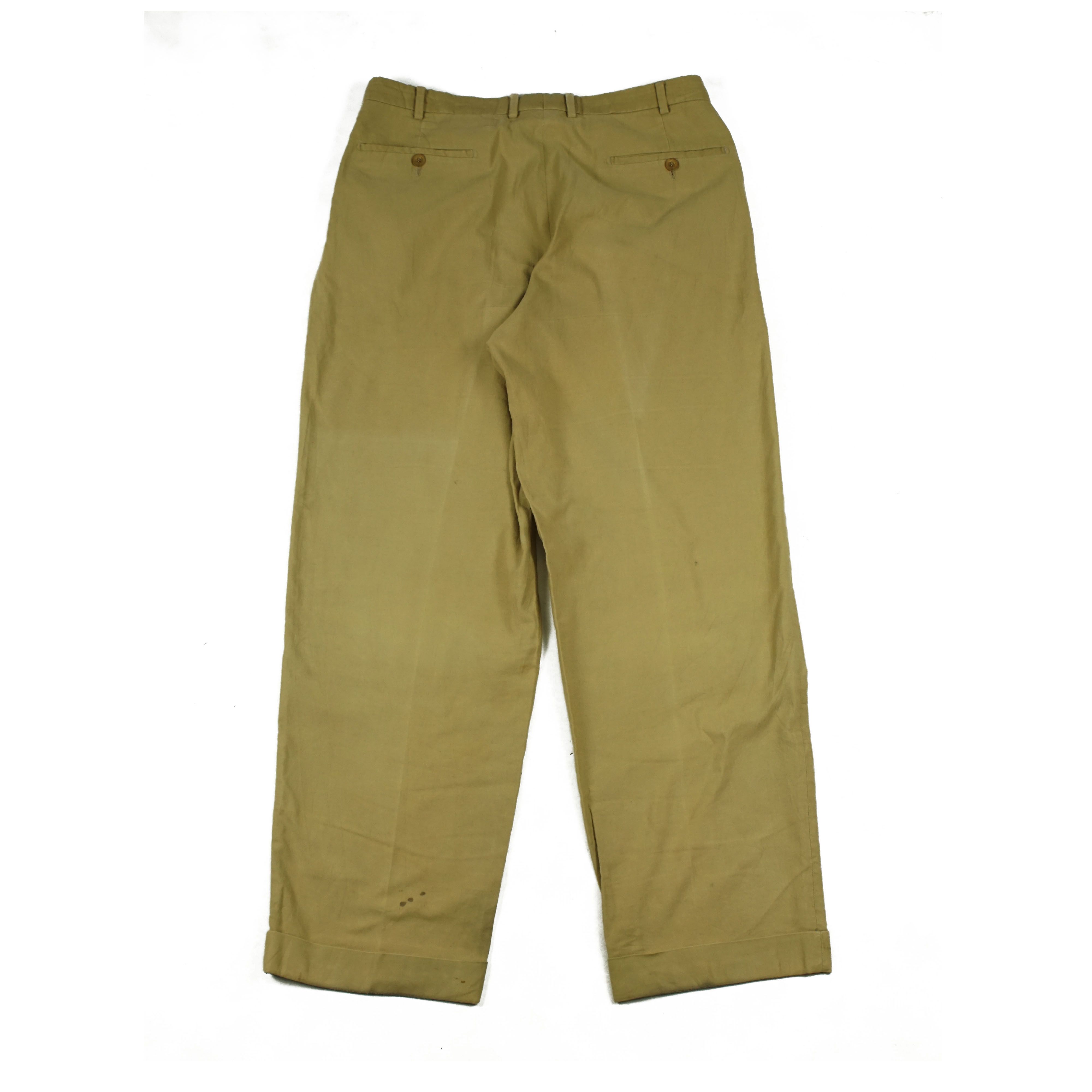 Ermenegildo Zegna *NoTariff Ermenegildo Zegna Khaki Pants Size US 32 / EU 48 - 2 Thumbnail