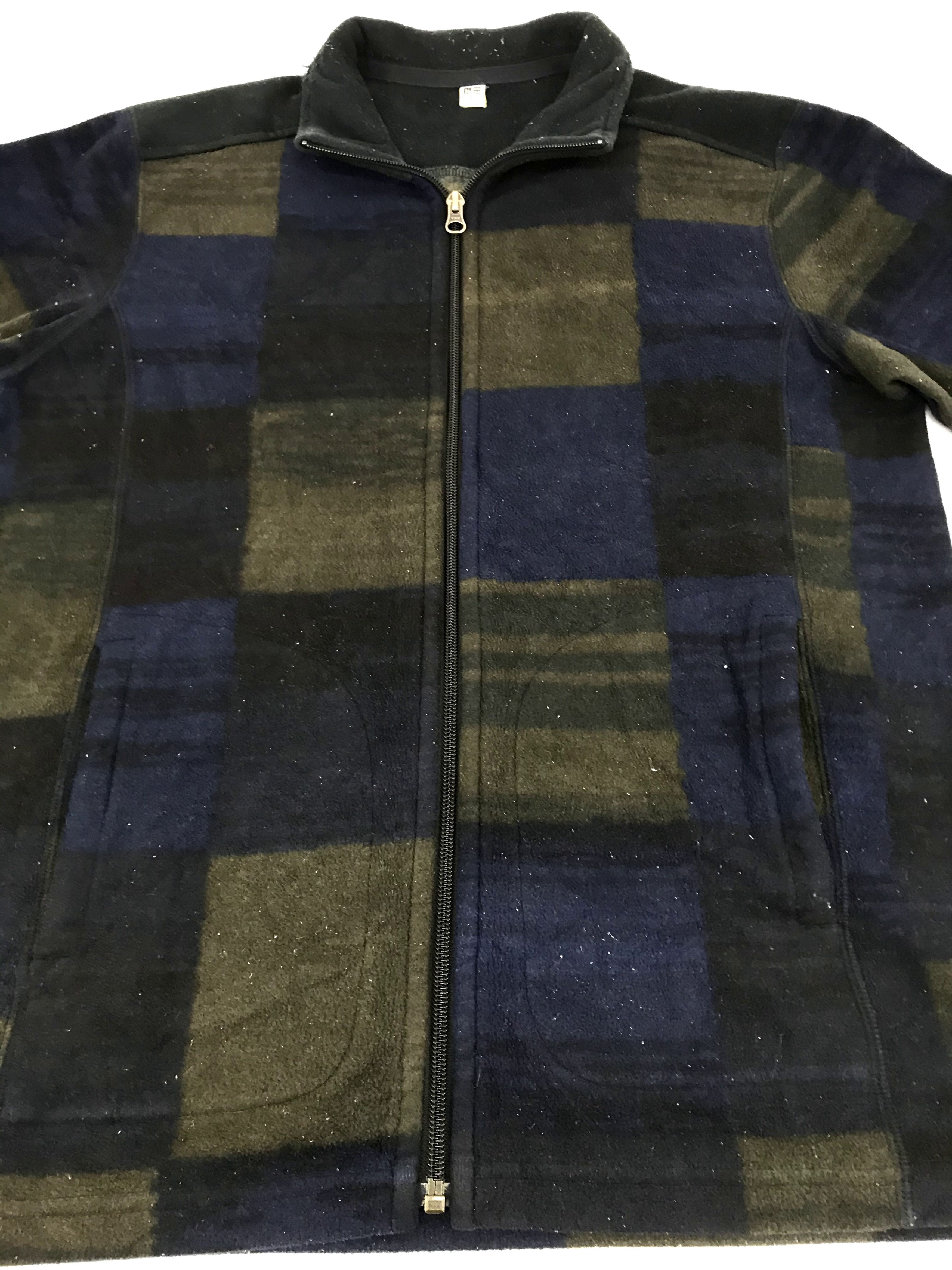 Japanese Brand Vintage Style Uniqlo Tartan Plaid Checked Fleece Sherpa Size US M / EU 48-50 / 2 - 3 Thumbnail