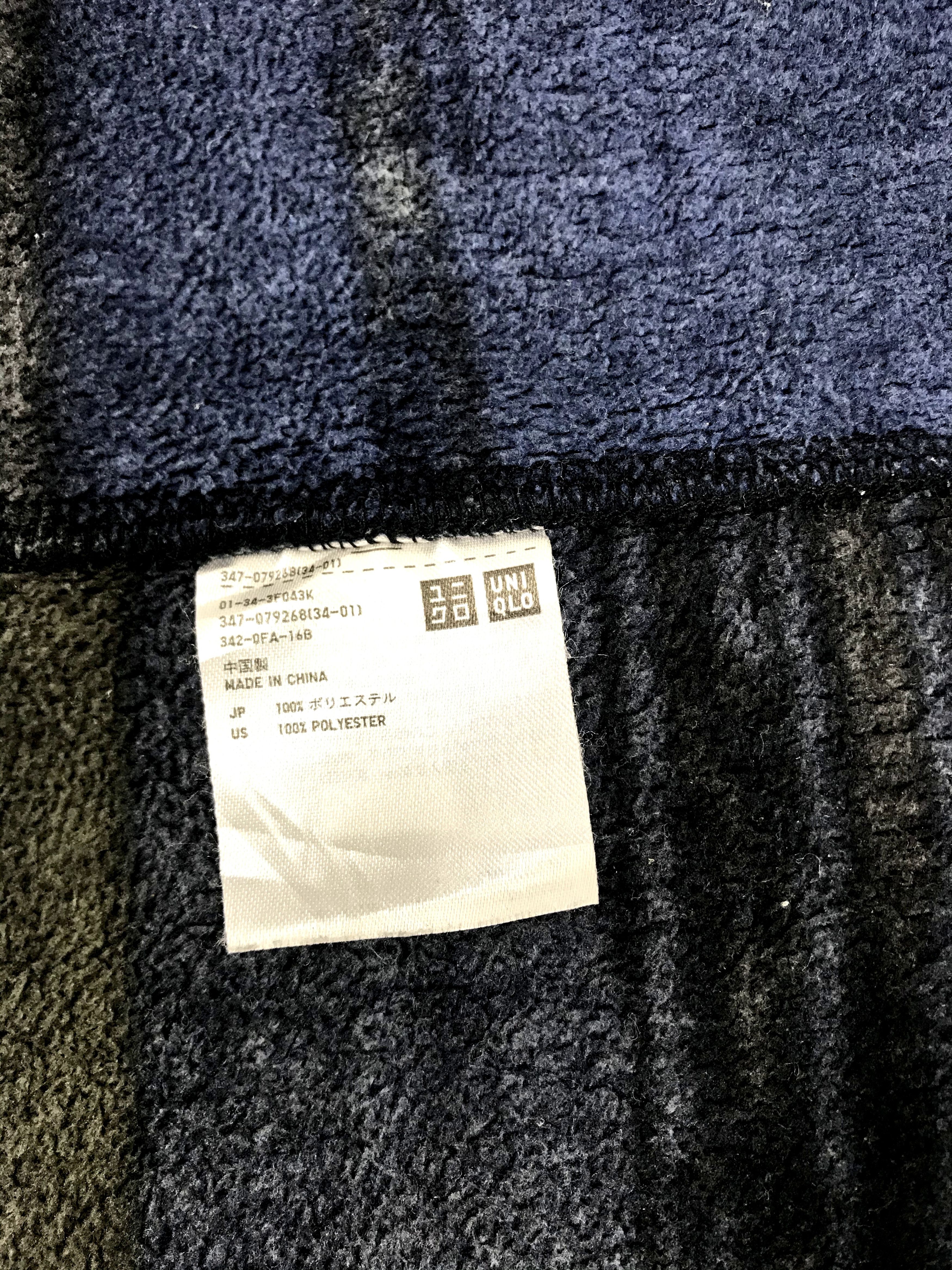 Japanese Brand Vintage Style Uniqlo Tartan Plaid Checked Fleece Sherpa Size US M / EU 48-50 / 2 - 7 Thumbnail