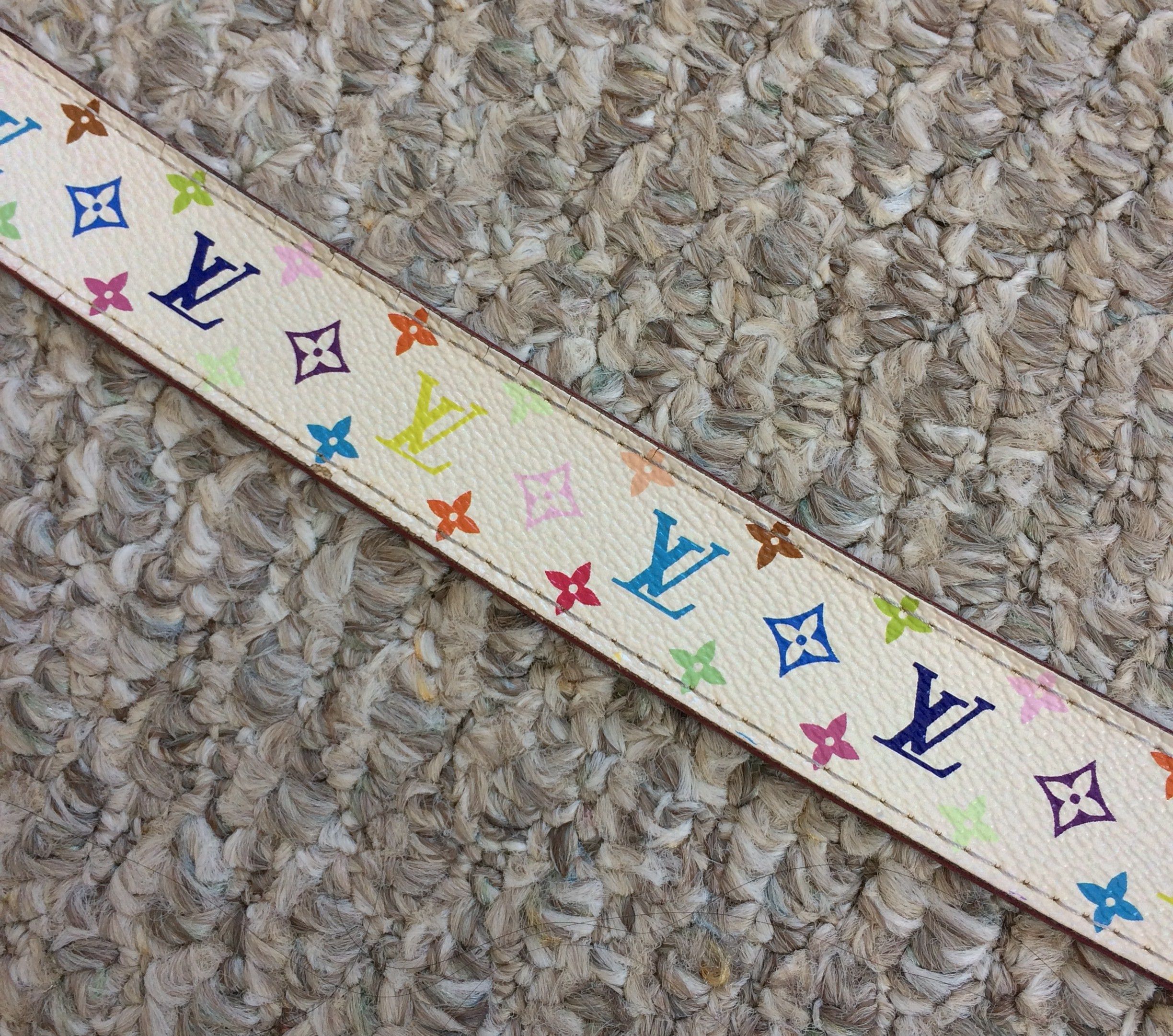 Louis Vuitton × Takashi Murakami S/S 2003 Louis Vuitton x Murakami Multicolor Monogram Belt Size 28 - 3 Thumbnail