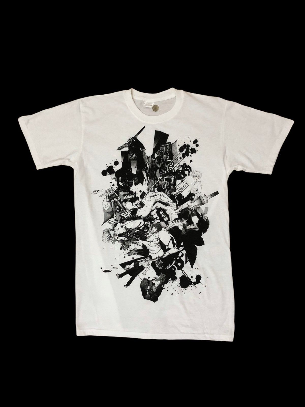 Anime Vtg Neon Genesis Evangelion "Peace on Earth" Shirt Size US M / EU 48-50 / 2 - 3 Thumbnail