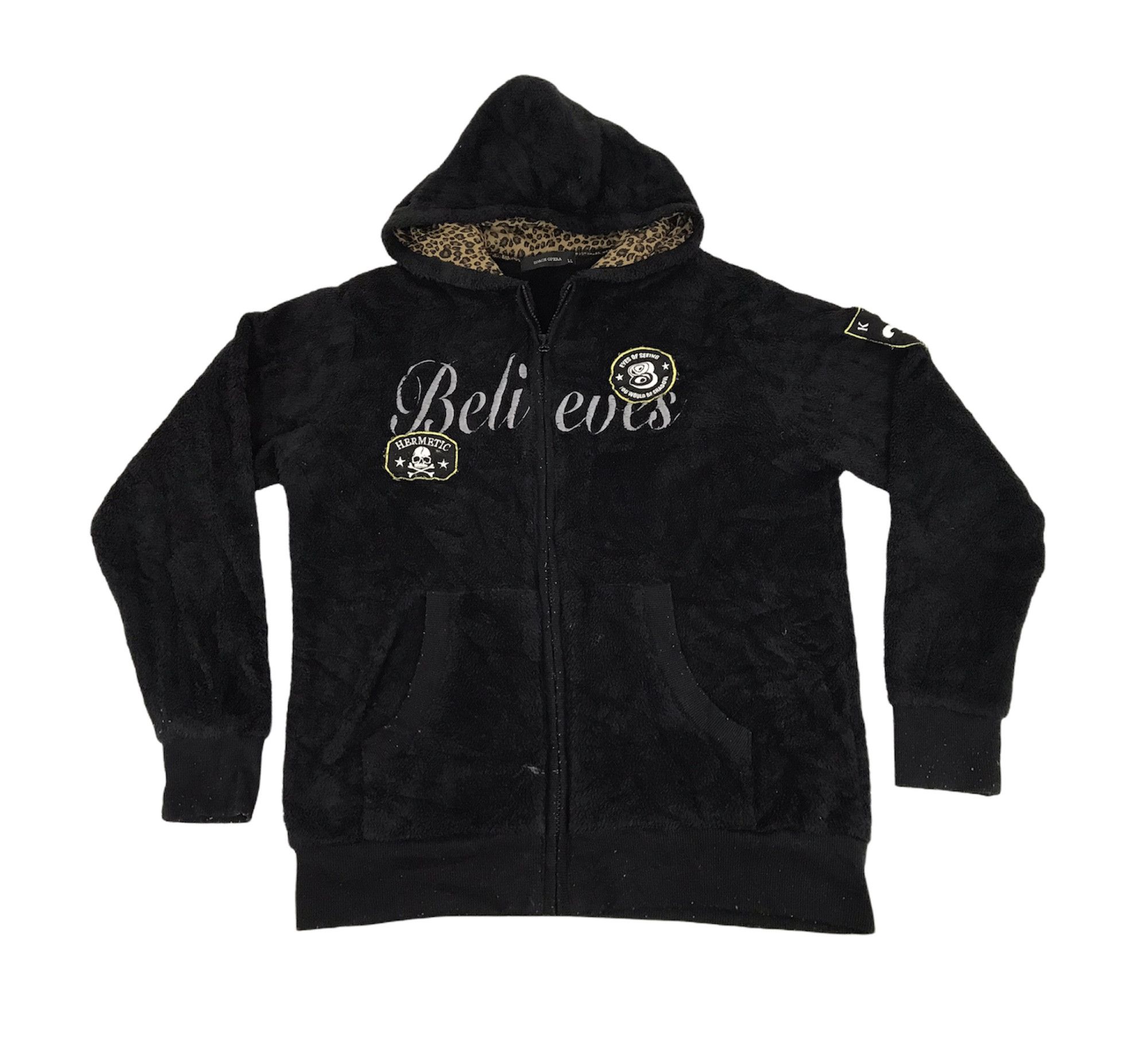 Japanese Brand Space Opera Hoodie Fleece Wool Jacket Sweatshirt Size US L / EU 52-54 / 3 - 1 Thumbnail
